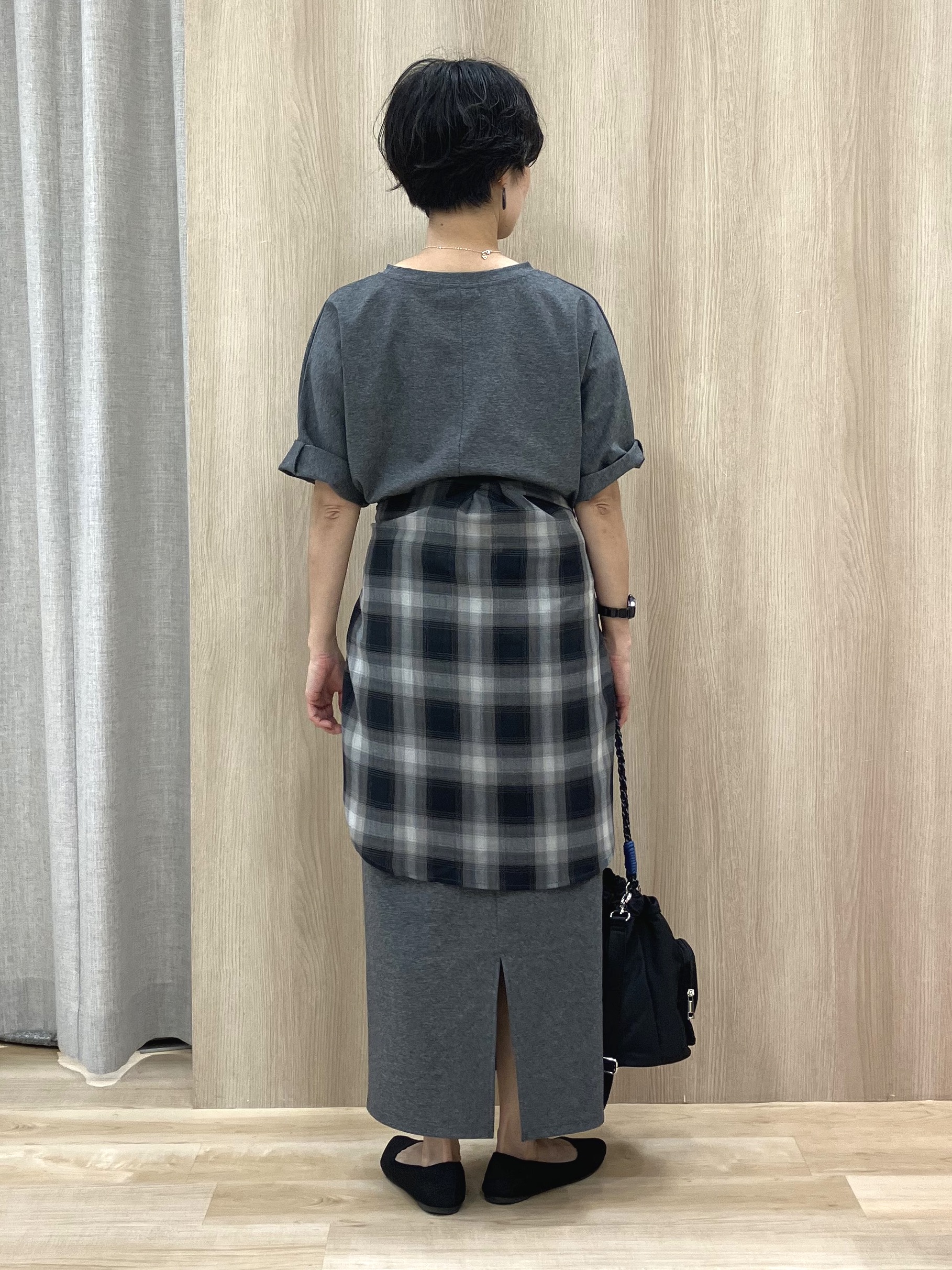 Keiさんの「grove｜【着回し◎】レイヤード風セットアップ」を使ったコーディネート