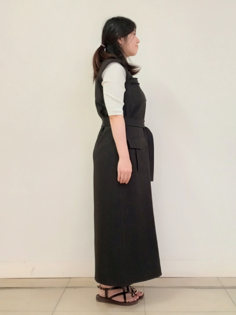 emiさんの「DRESSTERIOR｜【ウォッシャブル】ツイードライクワンピース」を使ったコーディネート