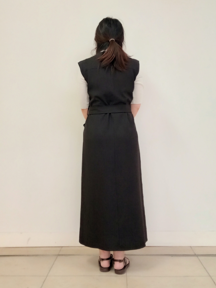 emiさんの「DRESSTERIOR｜【ウォッシャブル】ツイードライクワンピース」を使ったコーディネート