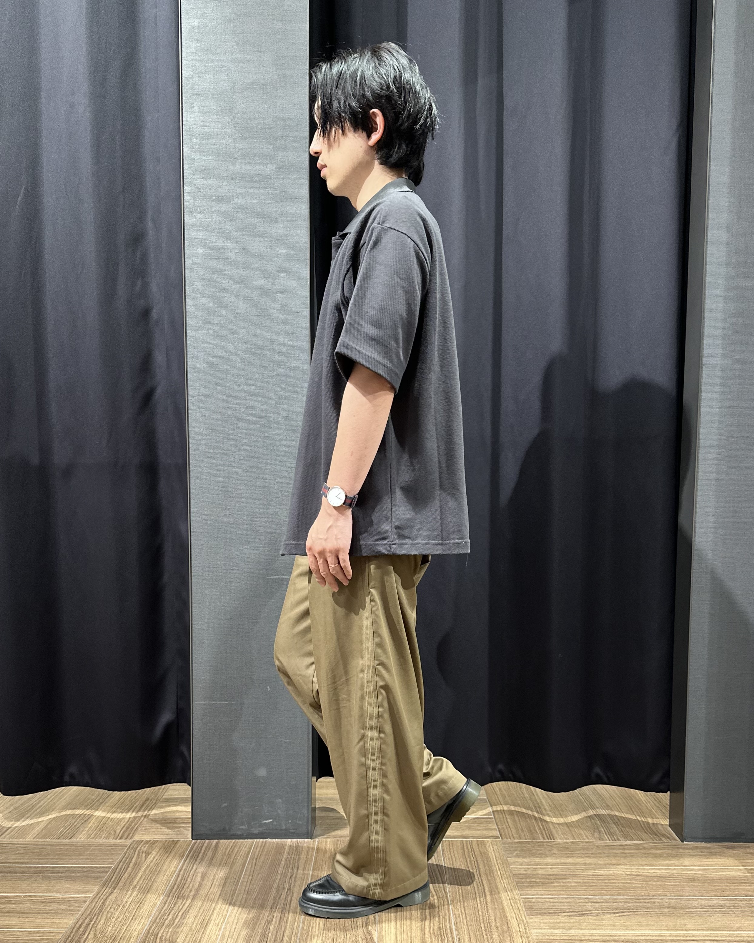 tomoyaさんの「THE SHOP TK｜【半袖シャツ＋インナー セットアイテム】カノコ半袖シャツ＆半袖Tシャツ」を使ったコーディネート