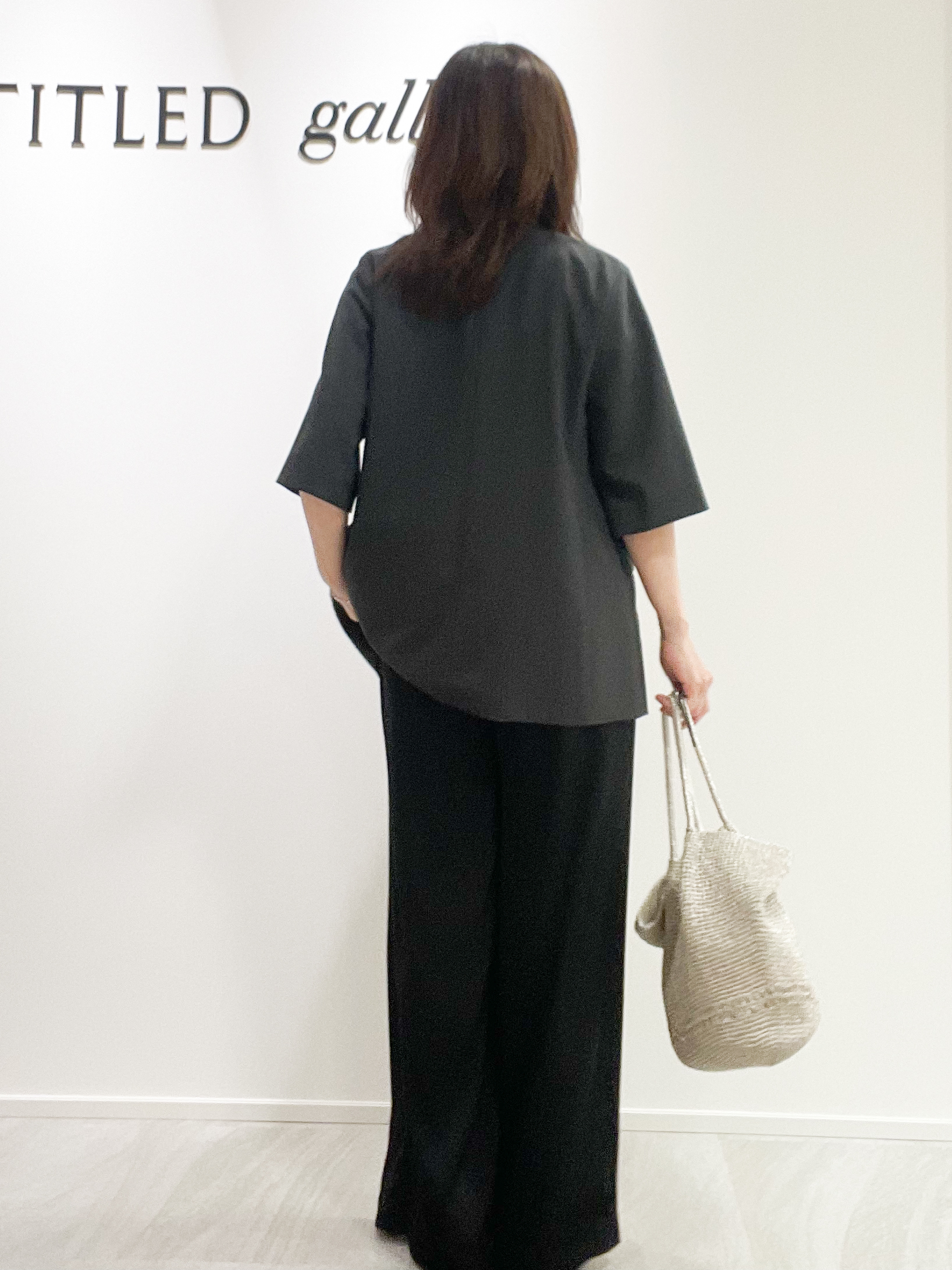めいさんの「UNTITLED｜【秋の通勤羽織/セットアップ可/UVカット】エアリークール半袖ジャケット」を使ったコーディネート