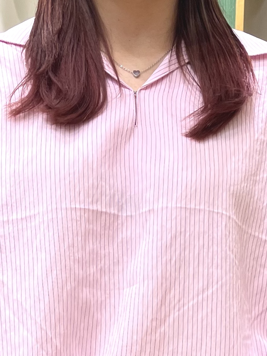 ゆっきーさんの「SHOO･LA･RUE｜【洗濯機可】インせず決まるAライン ストライプスキッパーシャツ」を使ったコーディネート