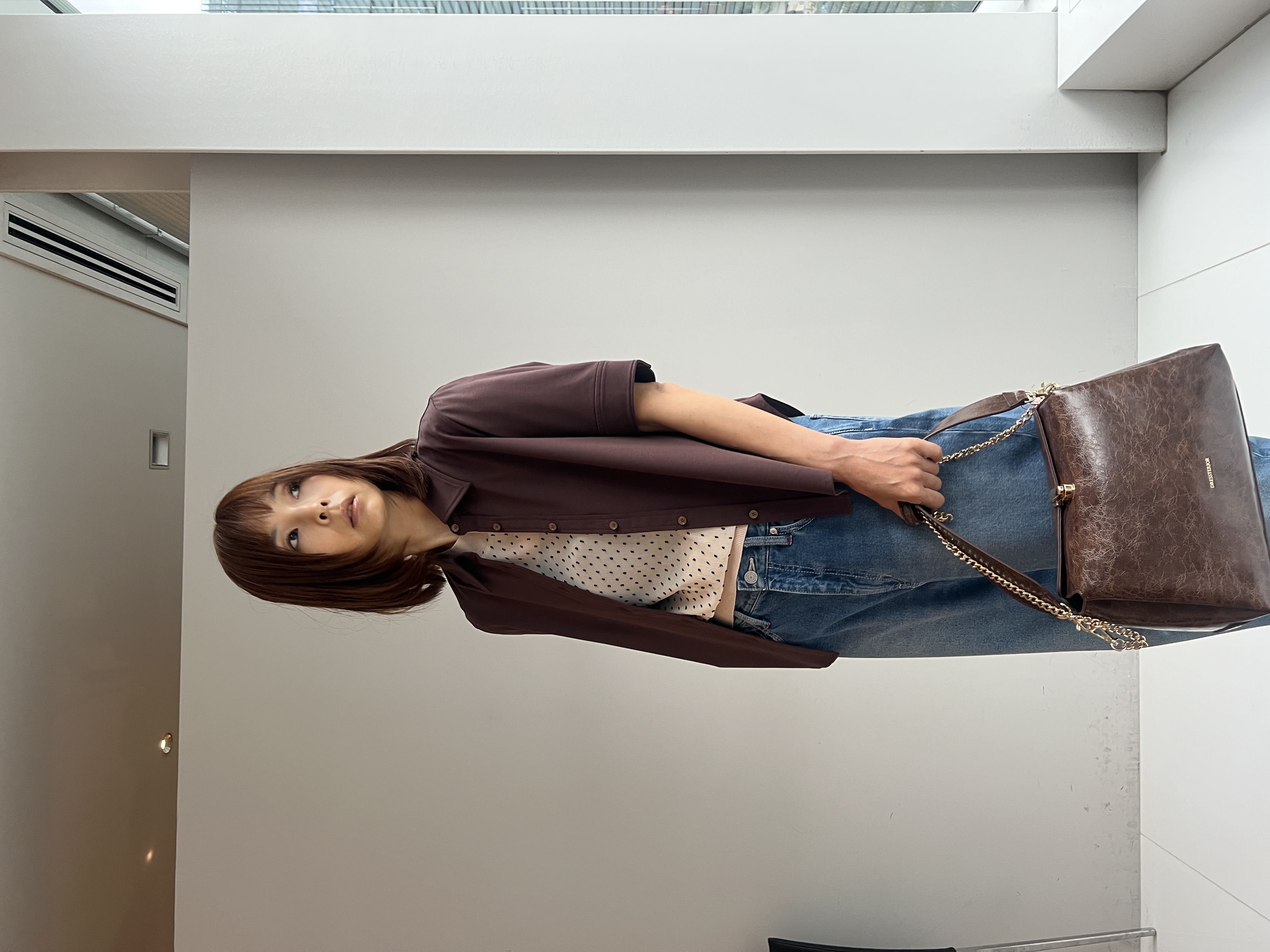 misaさんの「DRESSTERIOR｜【接触冷感／抗菌防臭／消臭】ICE CLEAR COTTON ハーフスリーブシャツ」を使ったコーディネート
