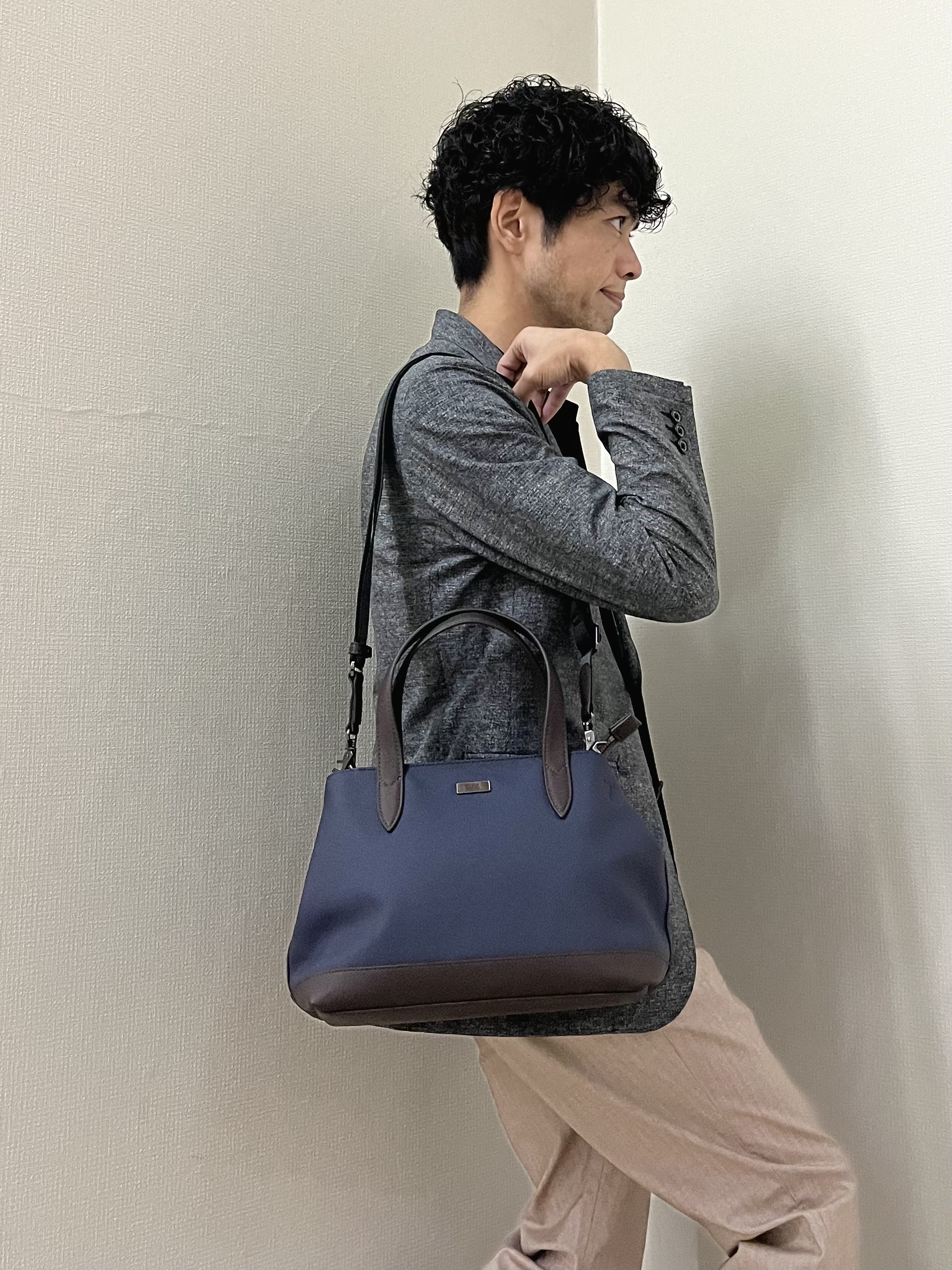 URAさんの「TAKEO KIKUCHI｜【抗菌防臭】COOL DOTS（R）ドビープリント ジャケット」を使ったコーディネート