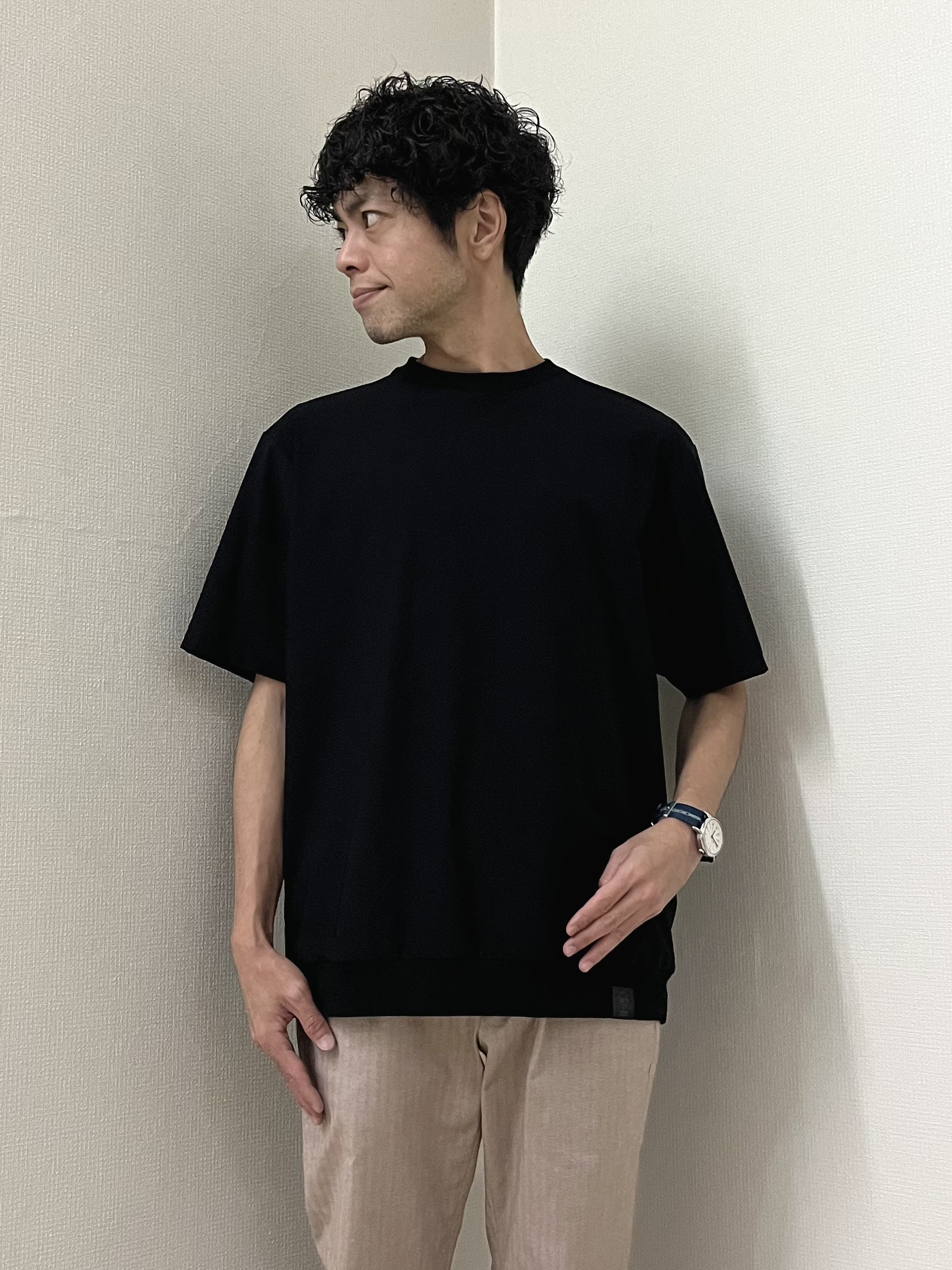 URAさんの「TAKEO KIKUCHI｜【抗菌防臭】COOL DOTS（R）ドビープリント ジャケット」を使ったコーディネート