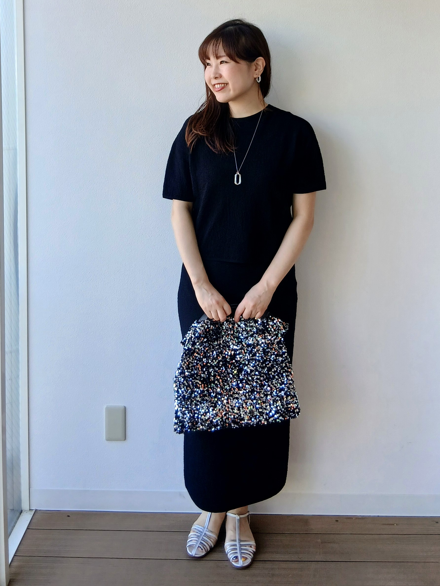 なみきさんの「UNTITLED｜【セットアップ可/ストレッチ性】ドライタッチニットプルオーバー」を使ったコーディネート