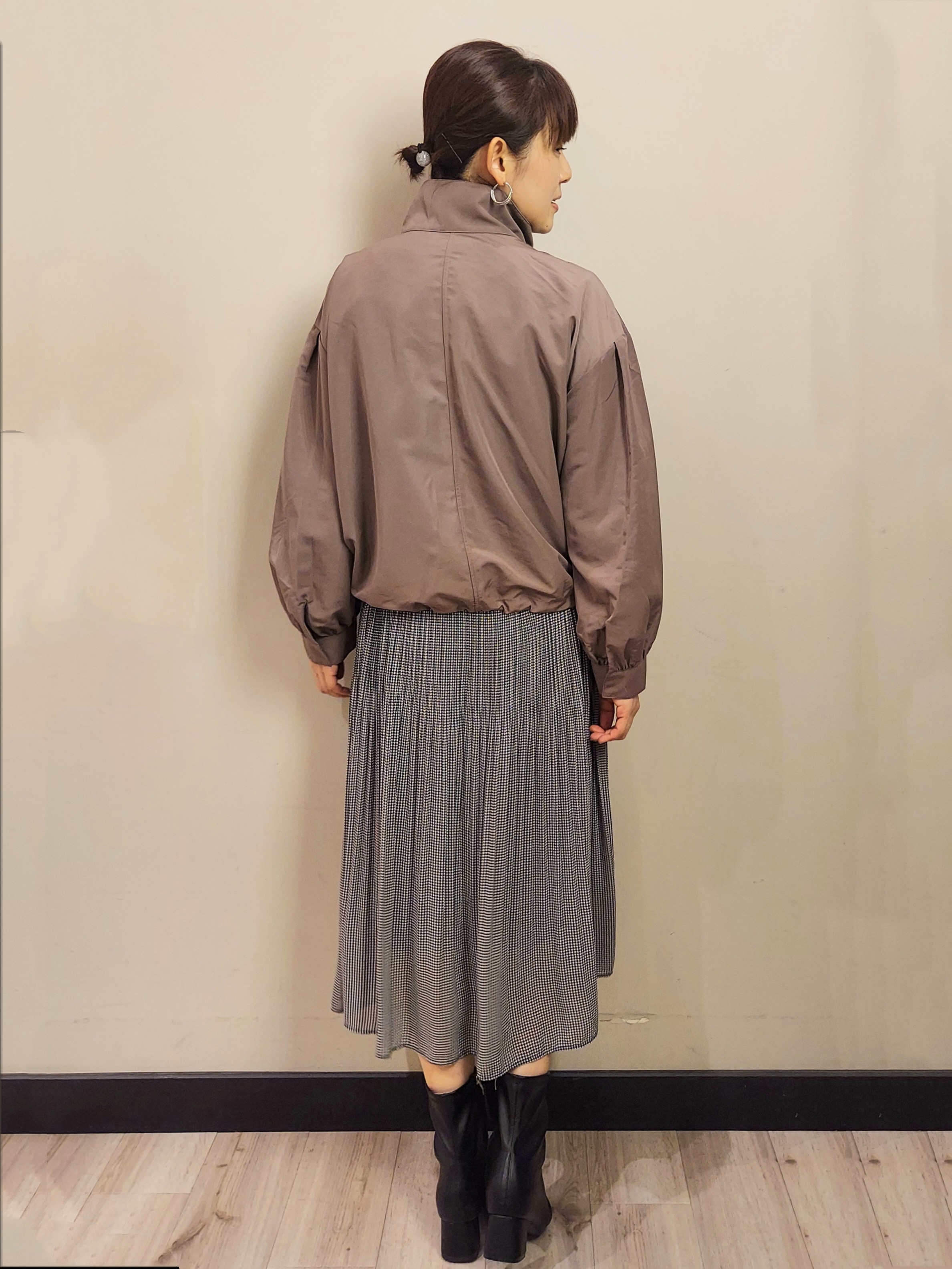 MAKIさんの「index｜【防シワ】スタンドパフブルゾン《洗濯機OK》」を使ったコーディネート