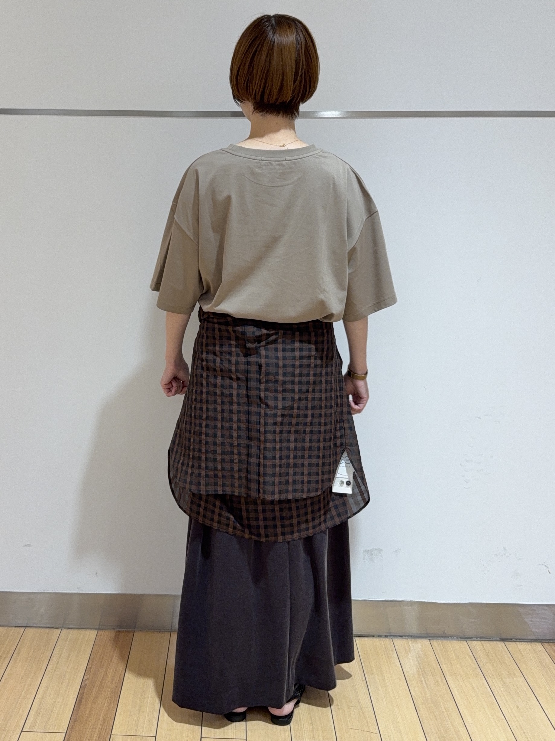 あやさんの「UNTITLED｜コットンロゴTシャツ」を使ったコーディネート