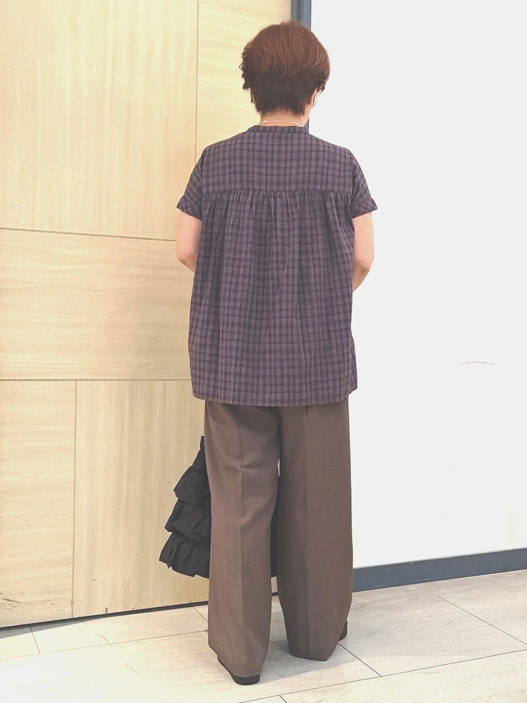 むぅポンさんの「grove｜【体系カバー◎】レースデザインスキッパーブラウス」を使ったコーディネート
