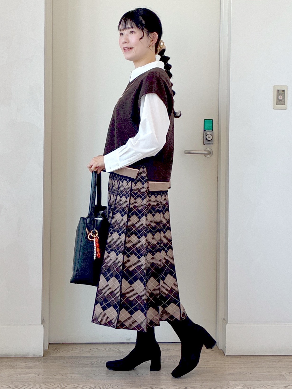  beni_gingerさんの「Reflect｜【羽織◎】オフボディシルエットシャツ」を使ったコーディネート