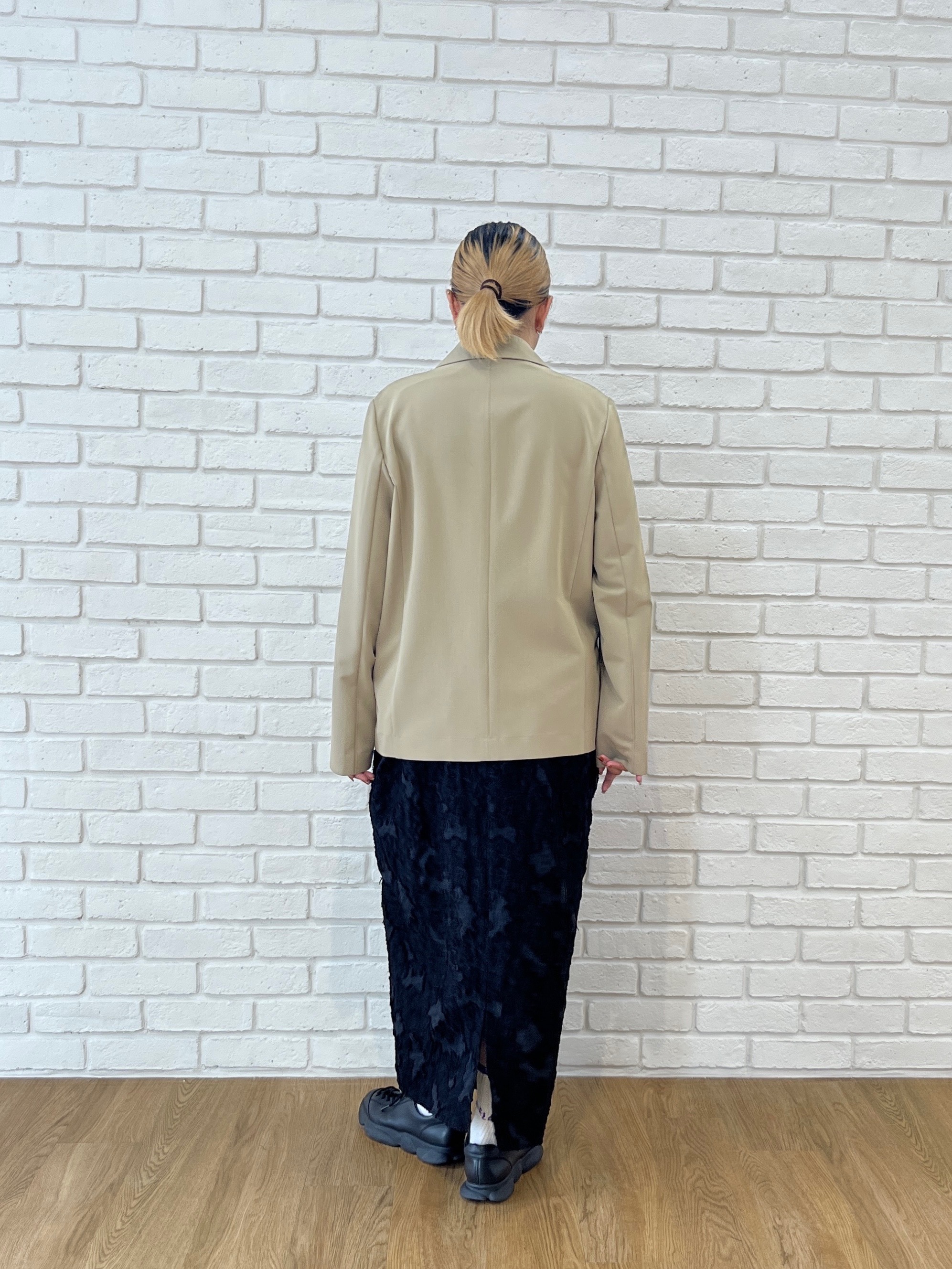 Harukaさんの「INDIVI｜Comfy Set Up｜ダブルブレストイージージャケット【セットアップ対応／通勤／カセット服】」を使ったコーディネート