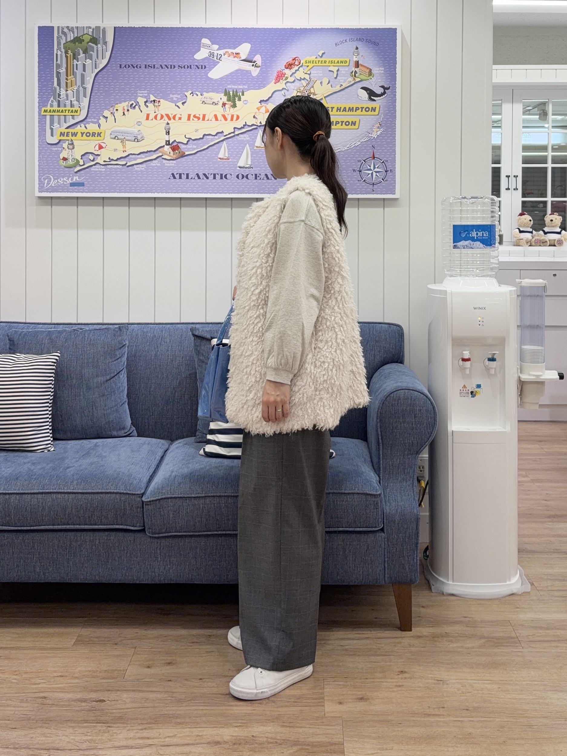 Ayakaさんの「Dessin｜バックヘンリーカットソー長袖」を使ったコーディネート