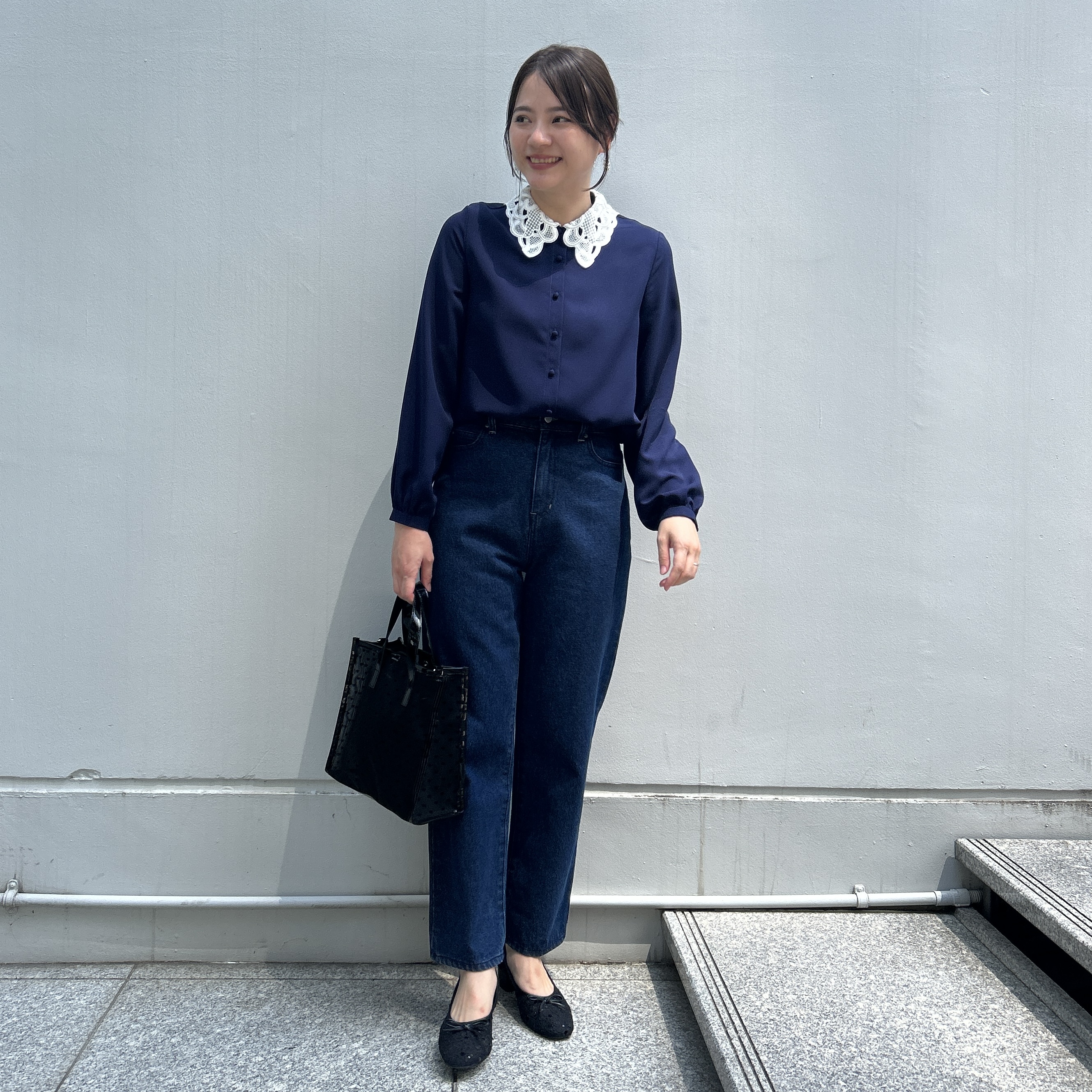 shinoさんの「Couture brooch｜ハート柄クリアトートバッグ」を使ったコーディネート