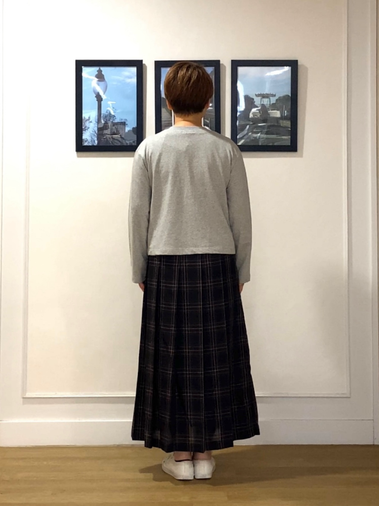 Hiroさんの「Dessin｜リングスナップミニ裏毛カーディガン」を使ったコーディネート