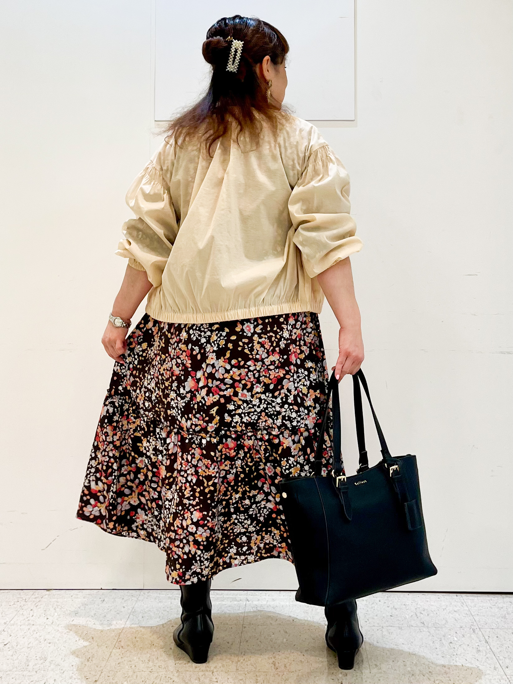 kimmyさんの「Reflect｜フロントファスナーシアーブルゾン」を使ったコーディネート