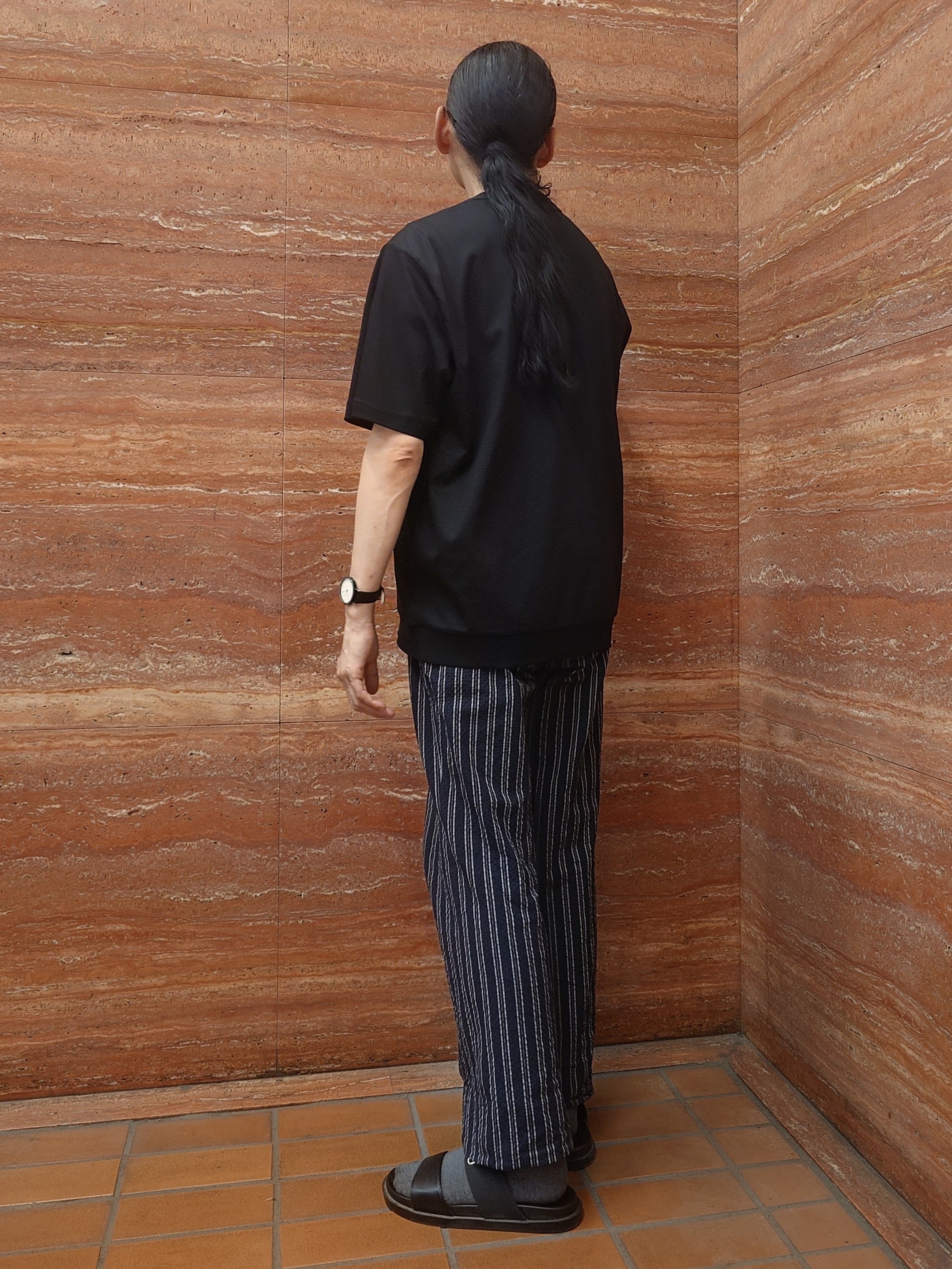 かしげるさんの「TAKEO KIKUCHI｜【接触冷感】アイスクリアコットン Tシャツ」を使ったコーディネート