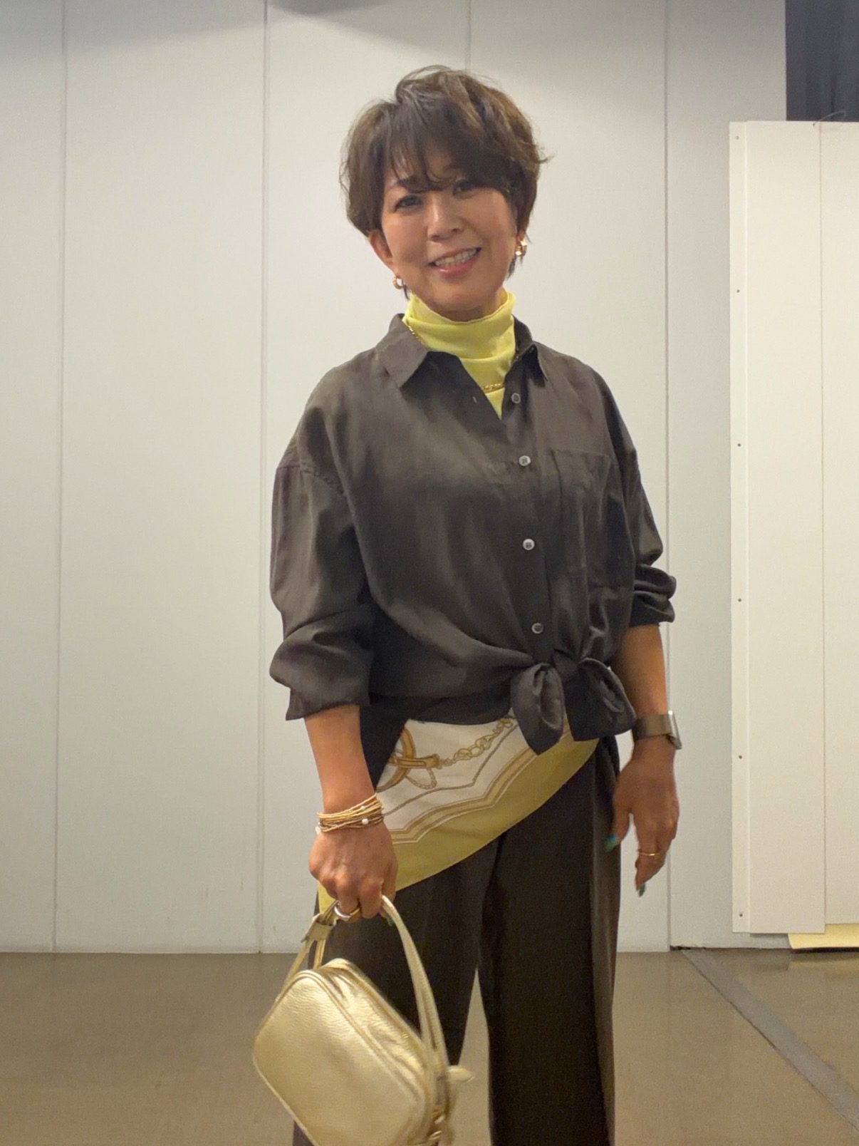 sayakaさんの「UNTITLED｜シアーテレコハイネックトップス」を使ったコーディネート
