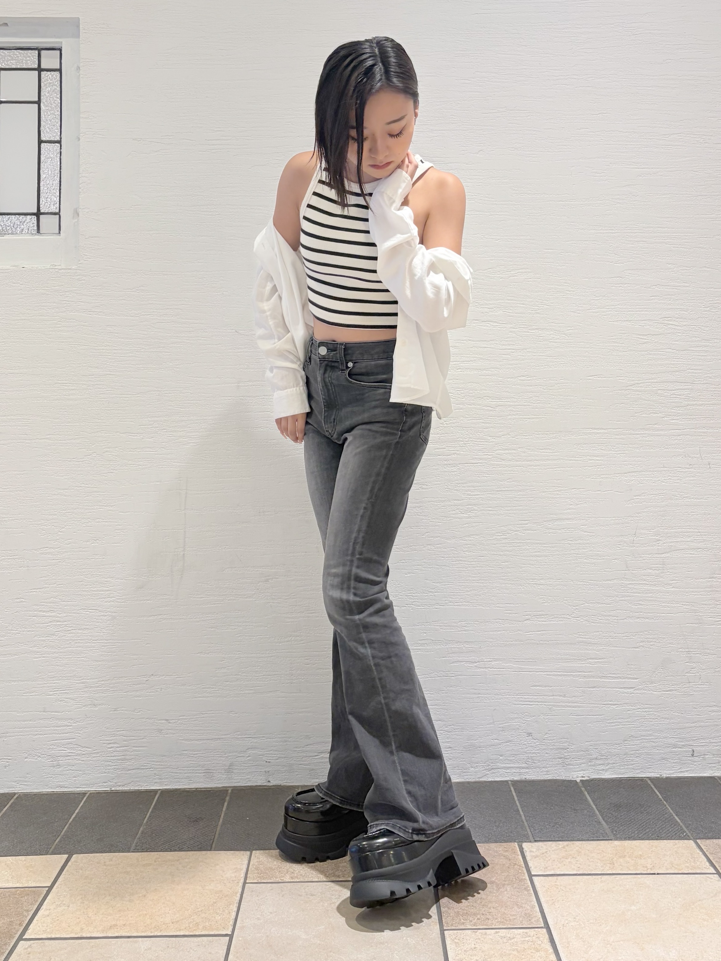 Maoさんの「ESPERANZA｜プラットフォームローファー」を使ったコーディネート