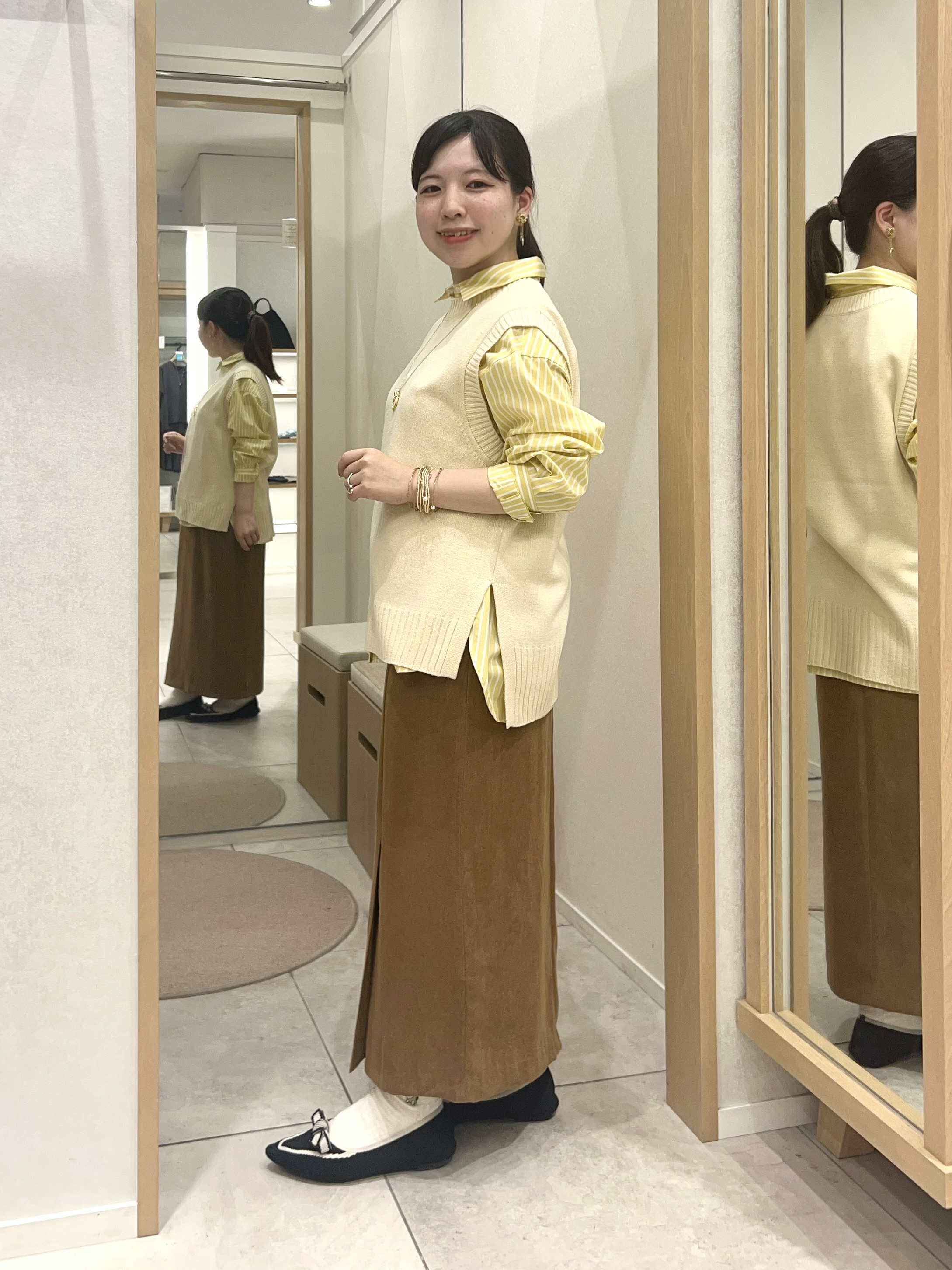 Mitsukiさんの「UNTITLED｜【6色色展開/コットン100】カラーベーシックシャツ」を使ったコーディネート