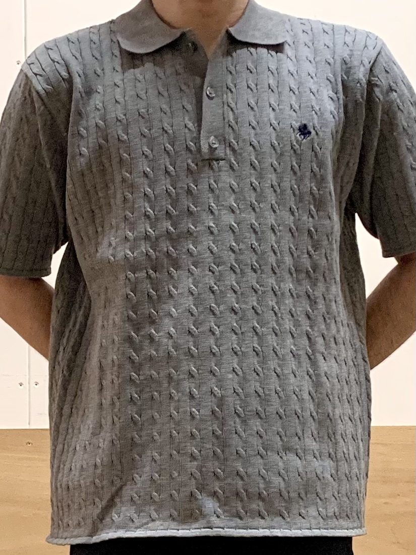 MATUさんの「THE SHOP TK｜POLO BCS/ケーブルニットポロ」を使ったコーディネート
