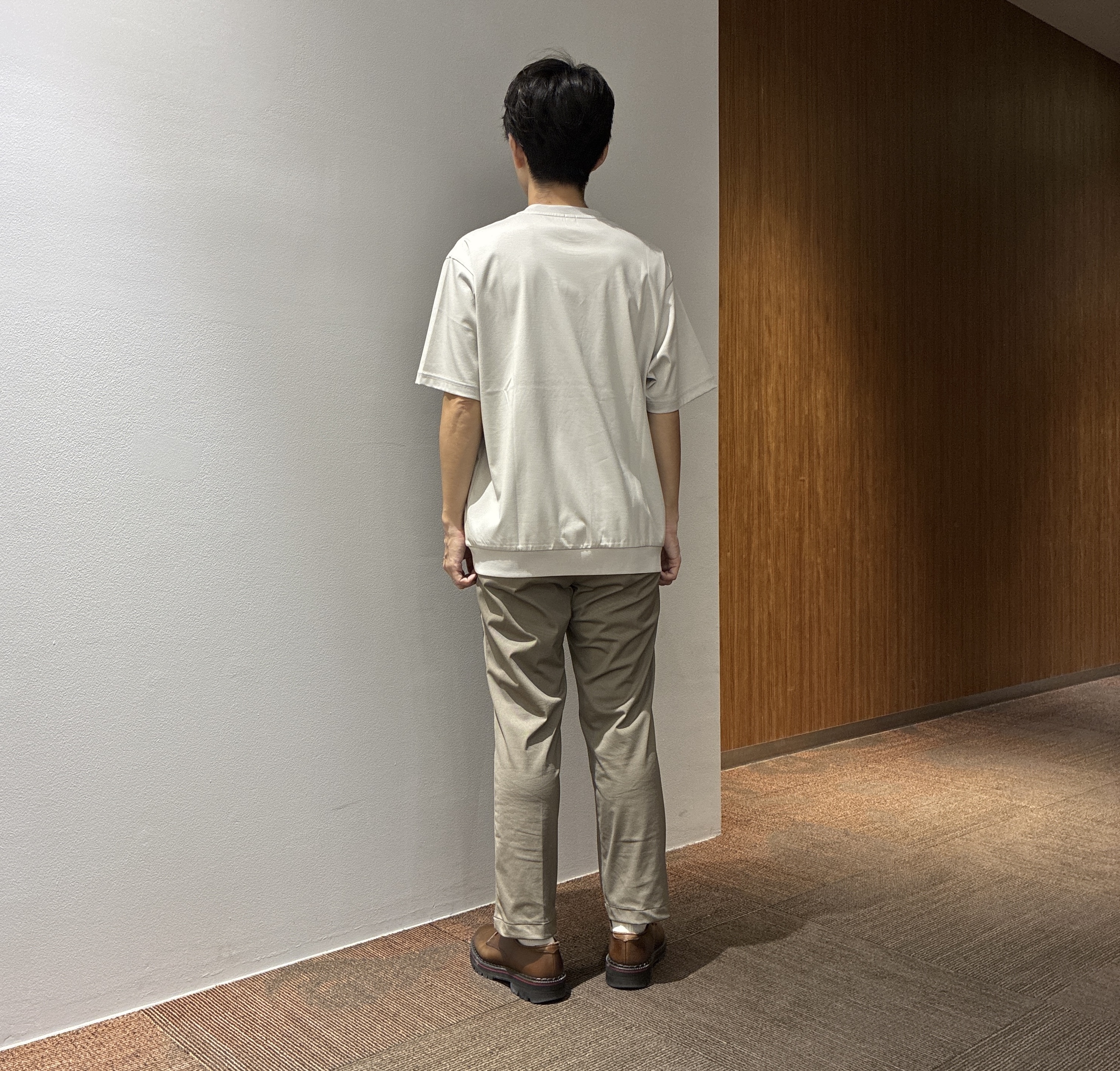 わいずみさんの「TAKEO KIKUCHI｜3Dナイロンストレッチ　スタンドカラーブルゾン」を使ったコーディネート