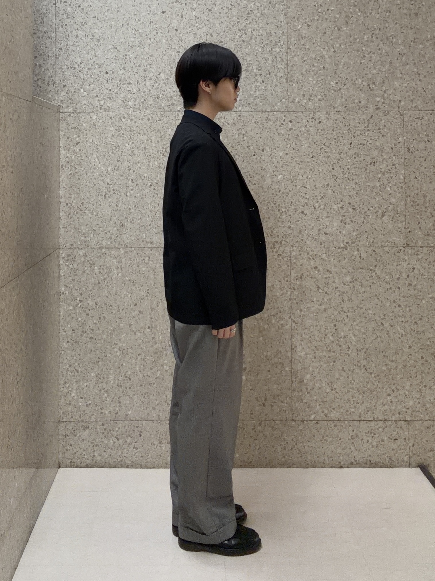 キムラさんの「TAKEO KIKUCHI｜3Dナイロンストレッチ ジャケット」を使ったコーディネート