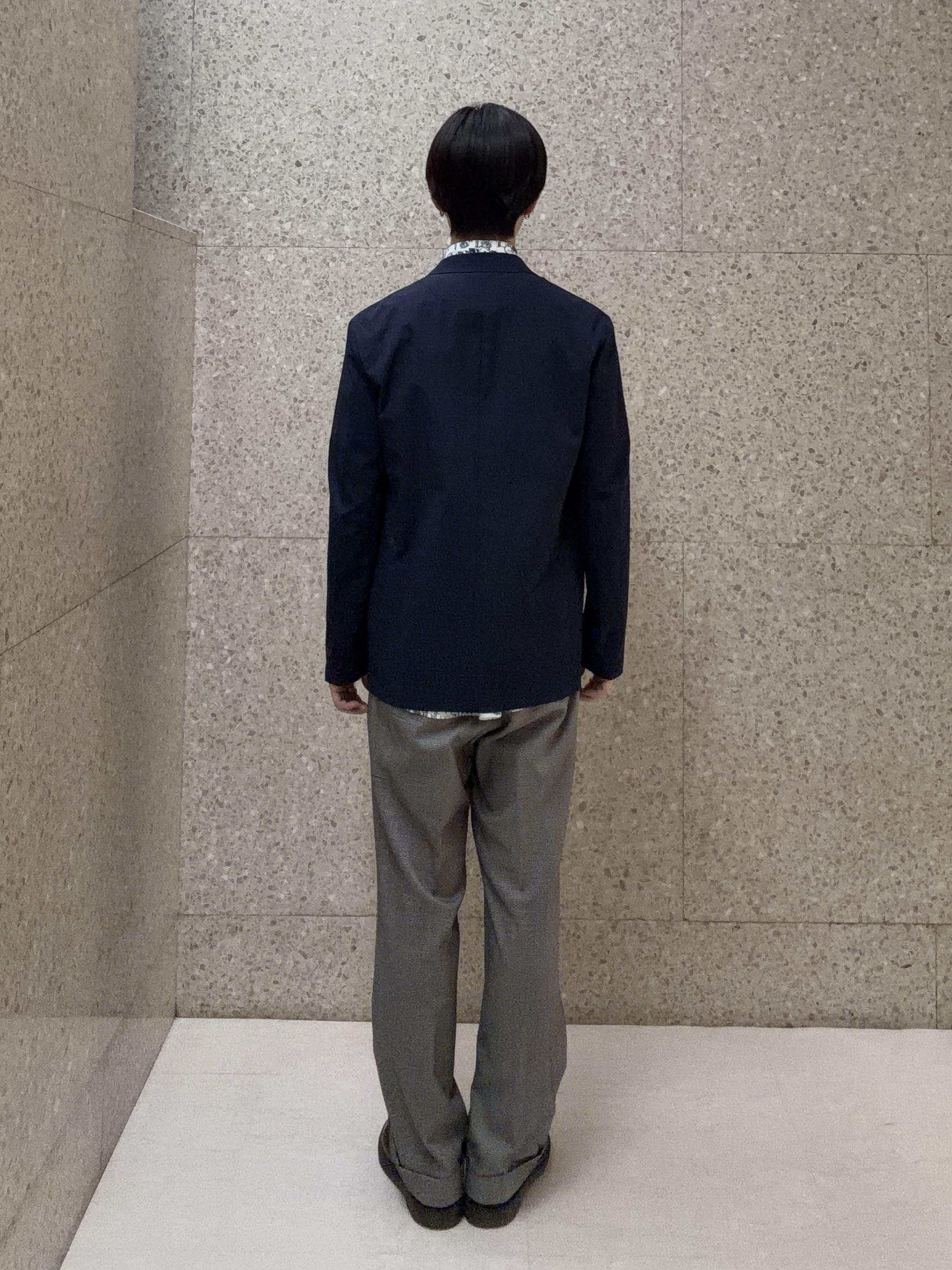 キムラさんの「TAKEO KIKUCHI｜3Dナイロンストレッチ ジャケット」を使ったコーディネート