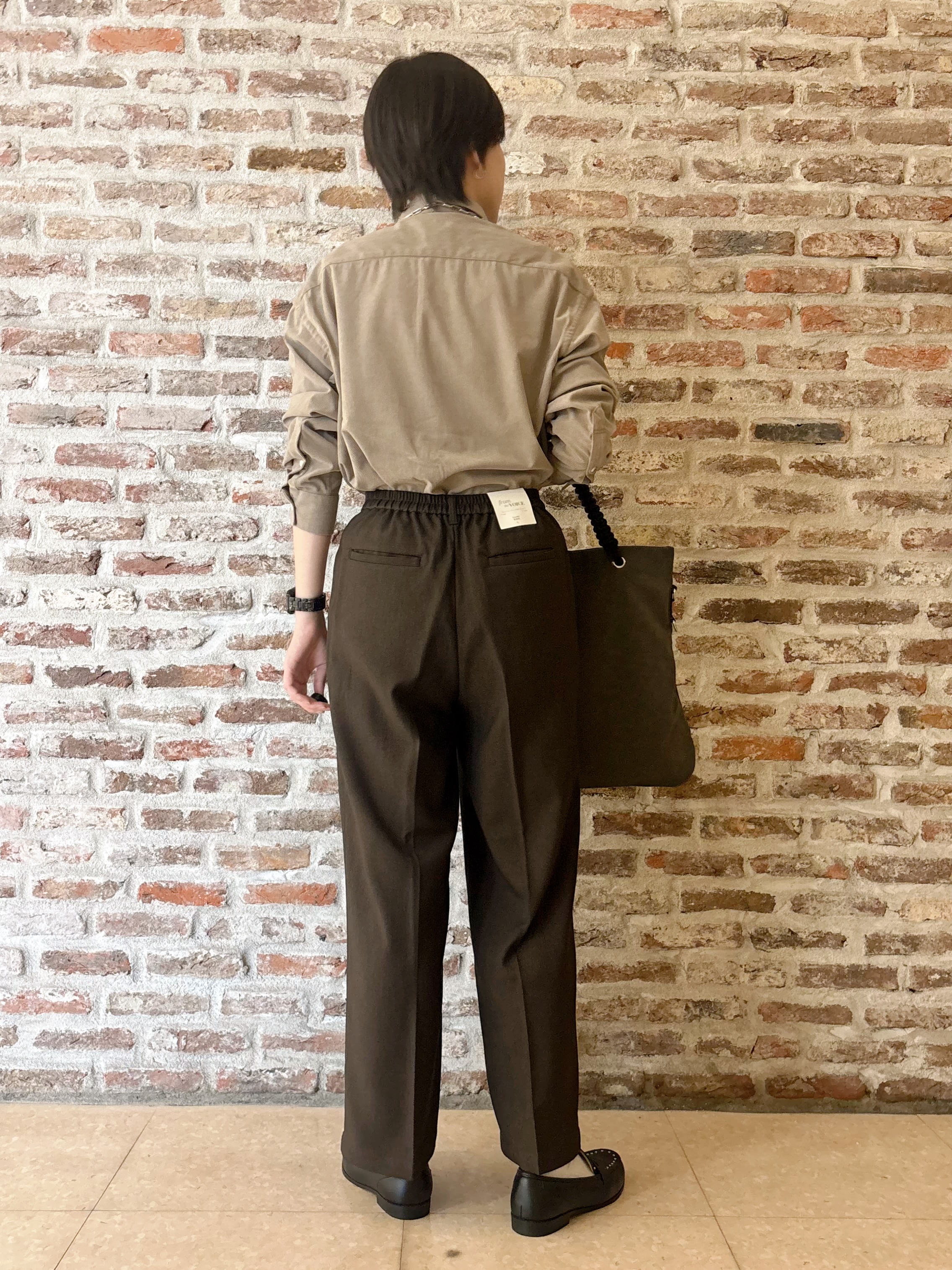 しばさんの「THE SHOP TK｜POLO BCS/アソート長袖シャツ」を使ったコーディネート