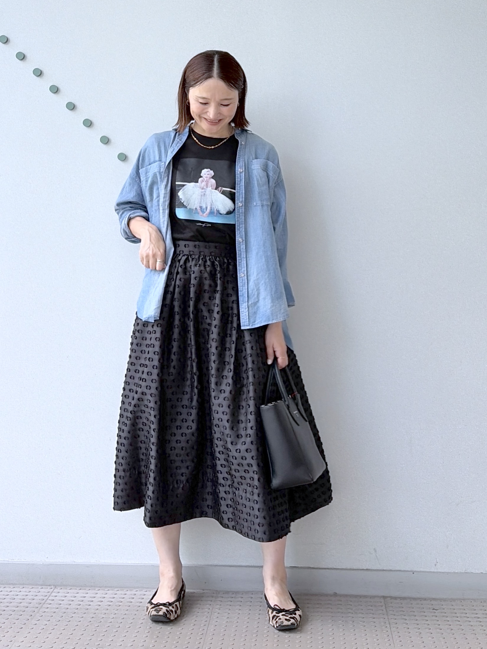 yoshikadoさんの「DRESSTERIOR｜【別注】マリリンモンロー/カラープリントTシャツ」を使ったコーディネート