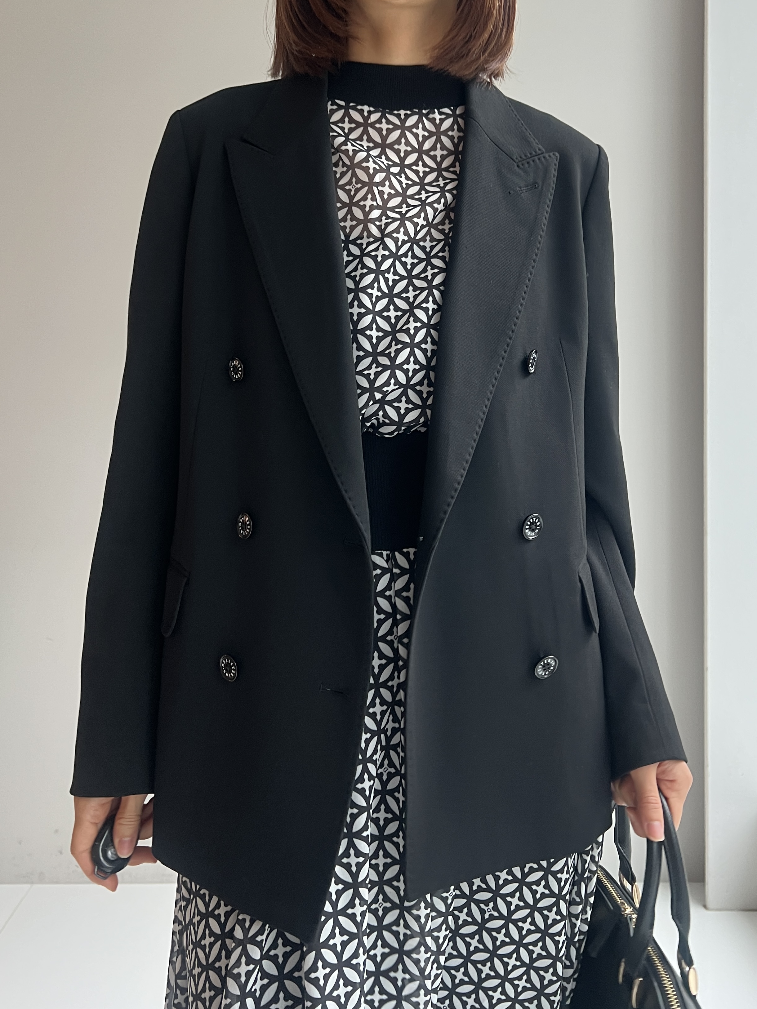misaさんの「DRESSTERIOR｜◆mica della valle（ミカデラヴァッレ）Katia ハンドバッグ」を使ったコーディネート