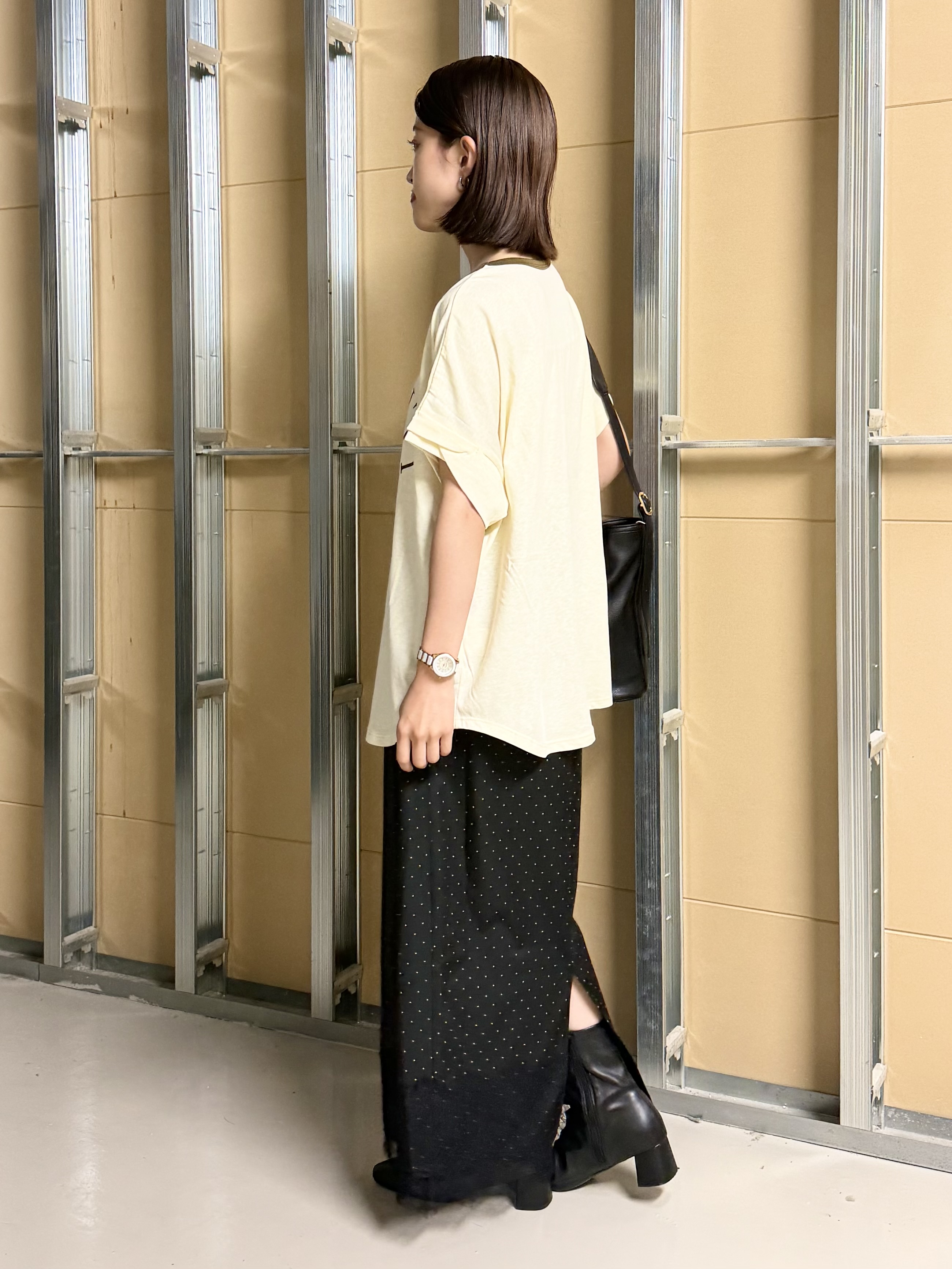 sahoさんの「THE SHOP TK｜リンガーロゴTシャツ」を使ったコーディネート