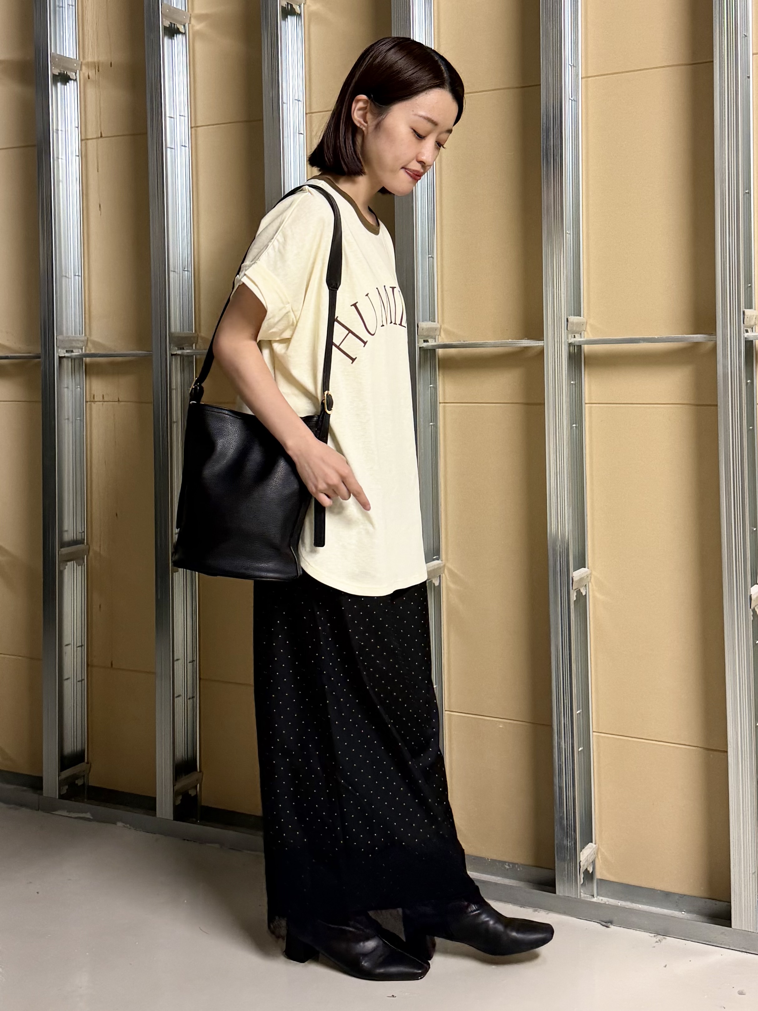 sahoさんの「THE SHOP TK｜リンガーロゴTシャツ」を使ったコーディネート