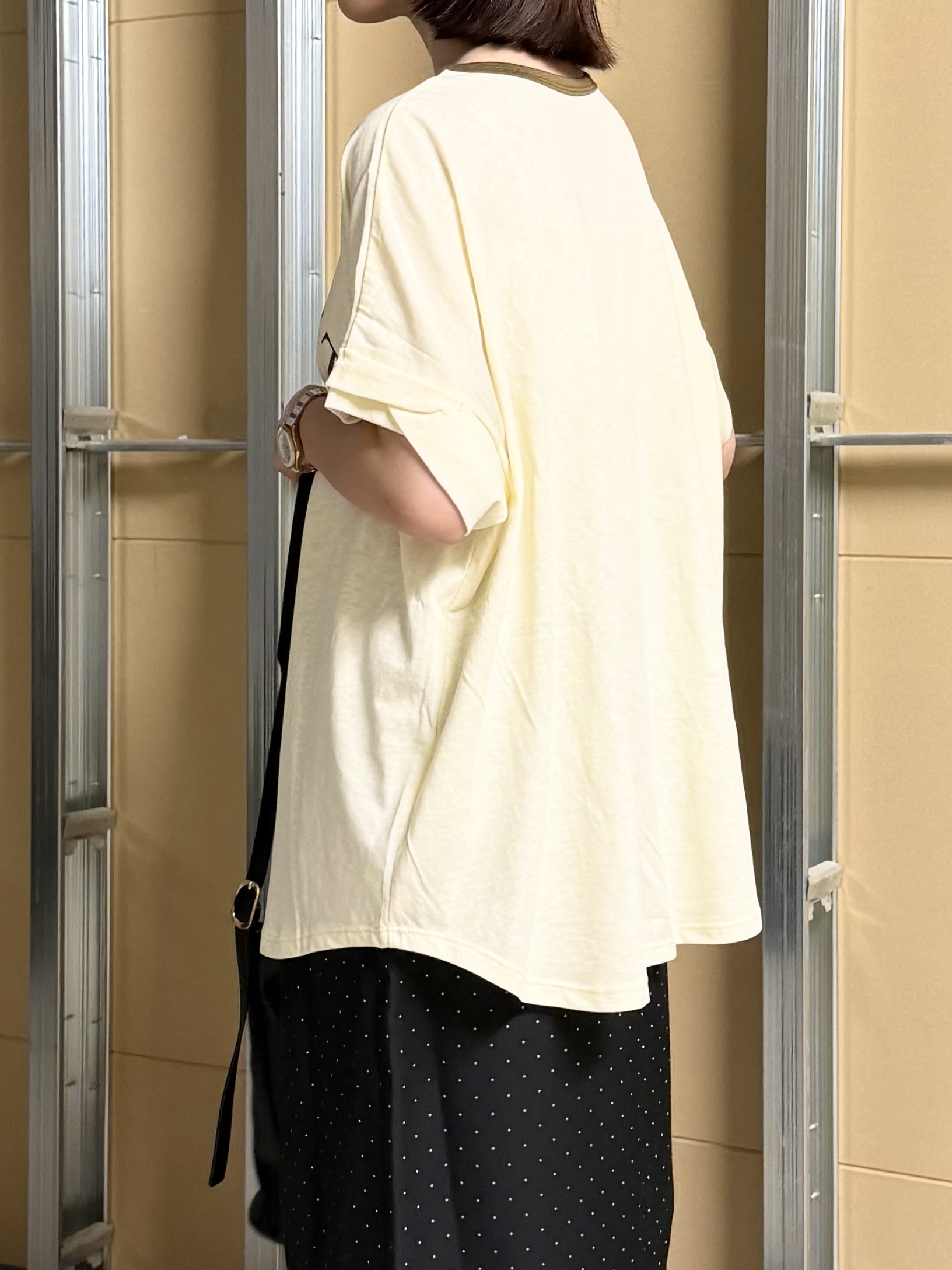 sahoさんの「THE SHOP TK｜リンガーロゴTシャツ」を使ったコーディネート