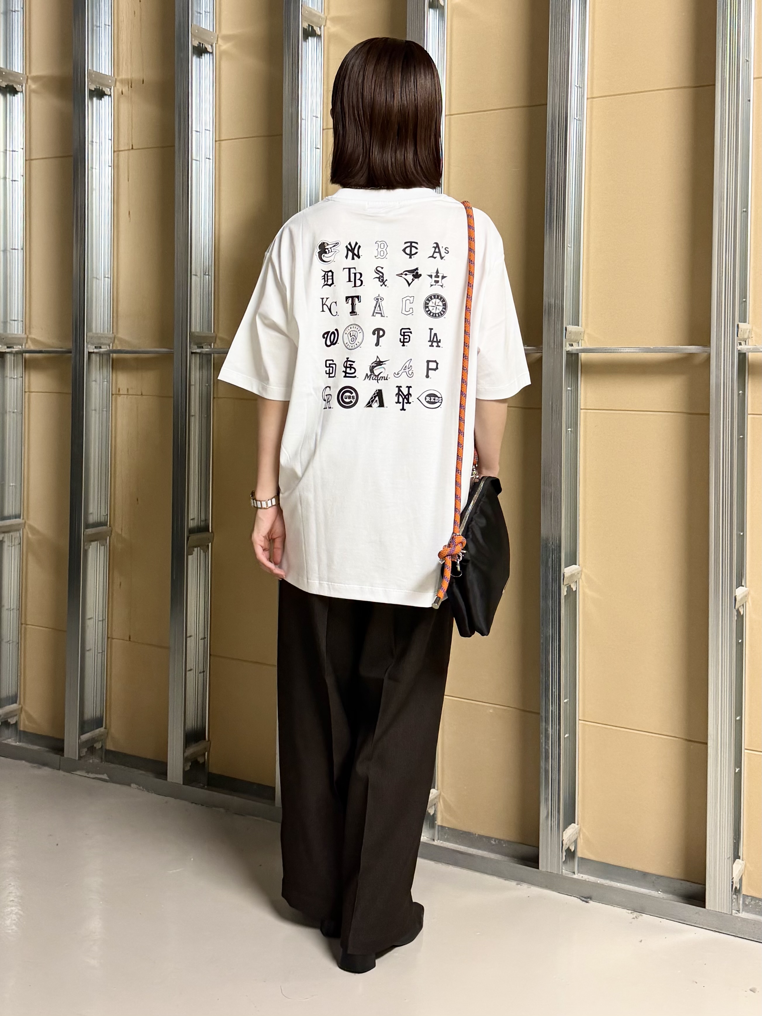 sahoさんの「THE SHOP TK｜【Disney】【MLB】スペシャルデザイン半袖Tシャツ」を使ったコーディネート
