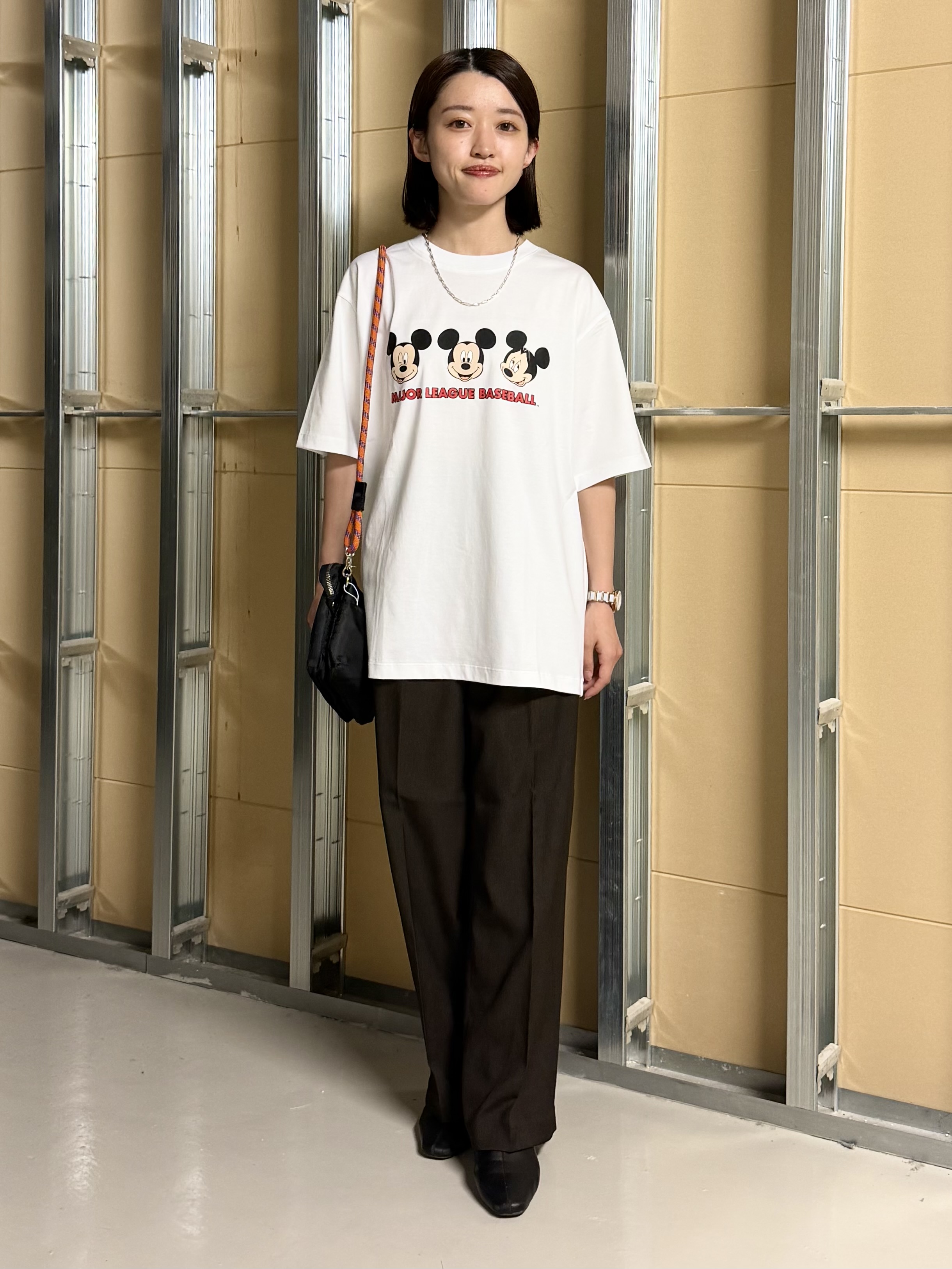 sahoさんの「THE SHOP TK｜【Disney】【MLB】スペシャルデザイン半袖Tシャツ」を使ったコーディネート