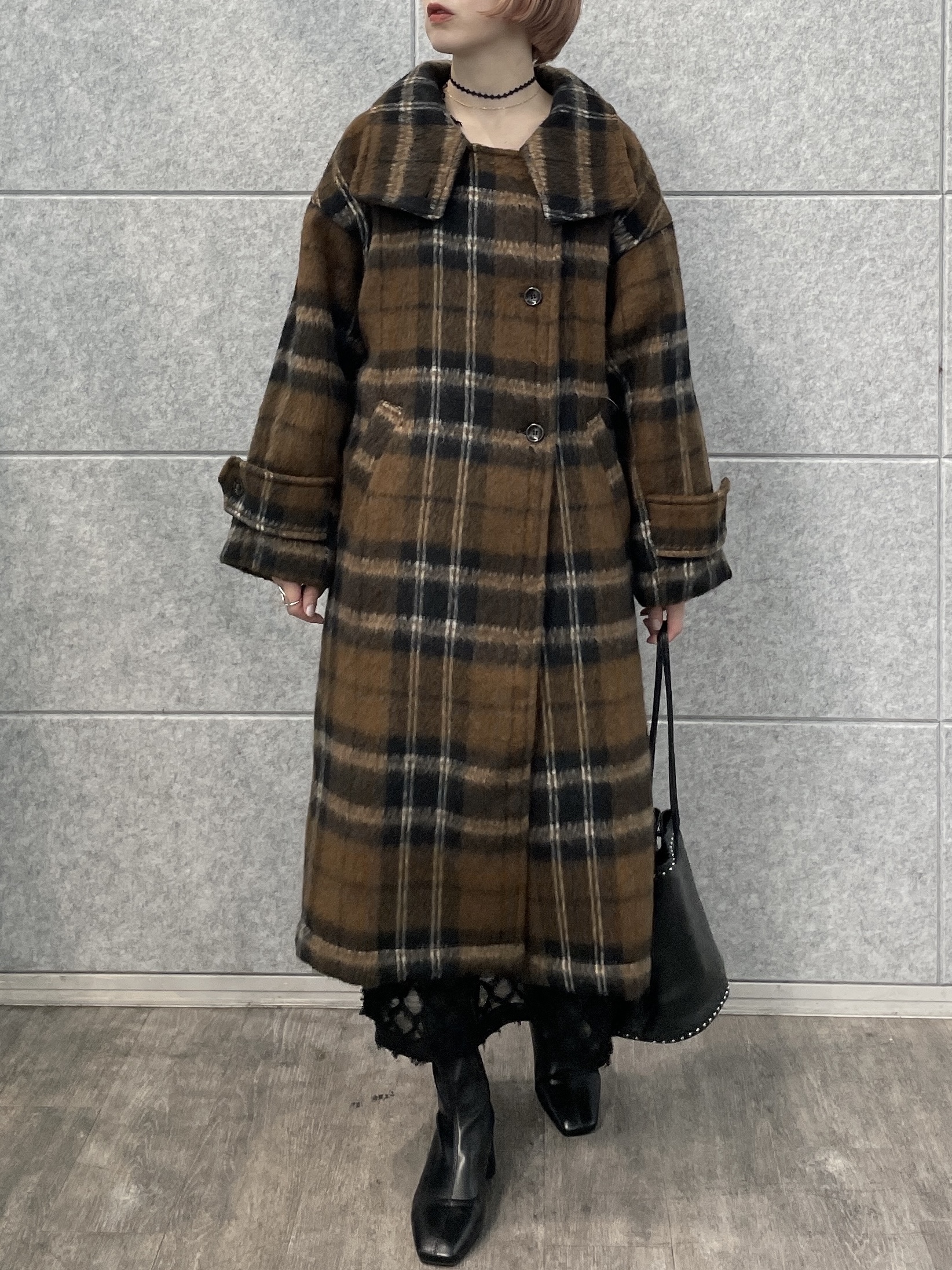 mikuさんの「INDIVI｜シアージャガードスカート」を使ったコーディネート