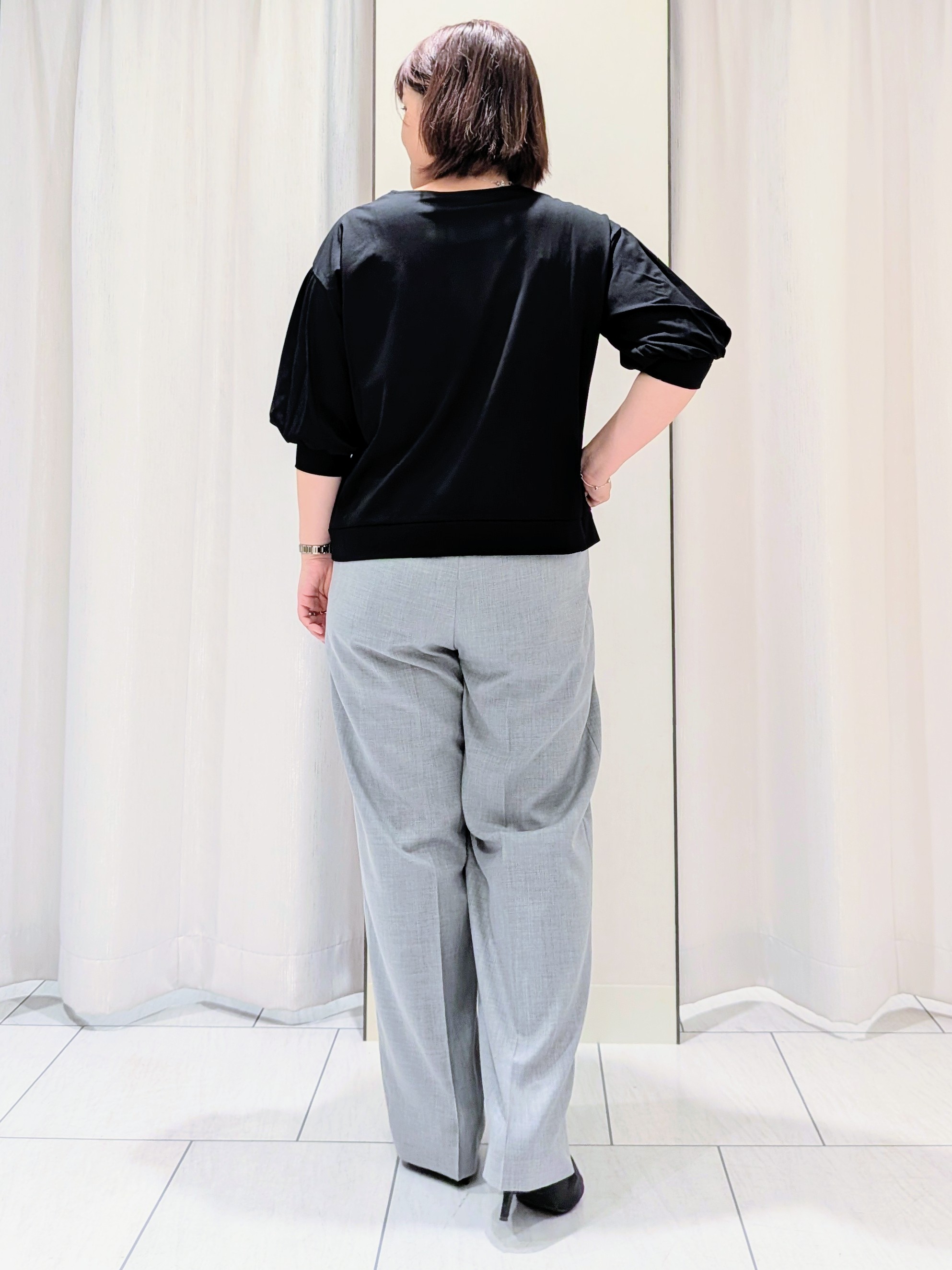 Onumaさんの「UNTITLED｜【セットアップ可/秋羽織り】メランジツイルシャツ」を使ったコーディネート