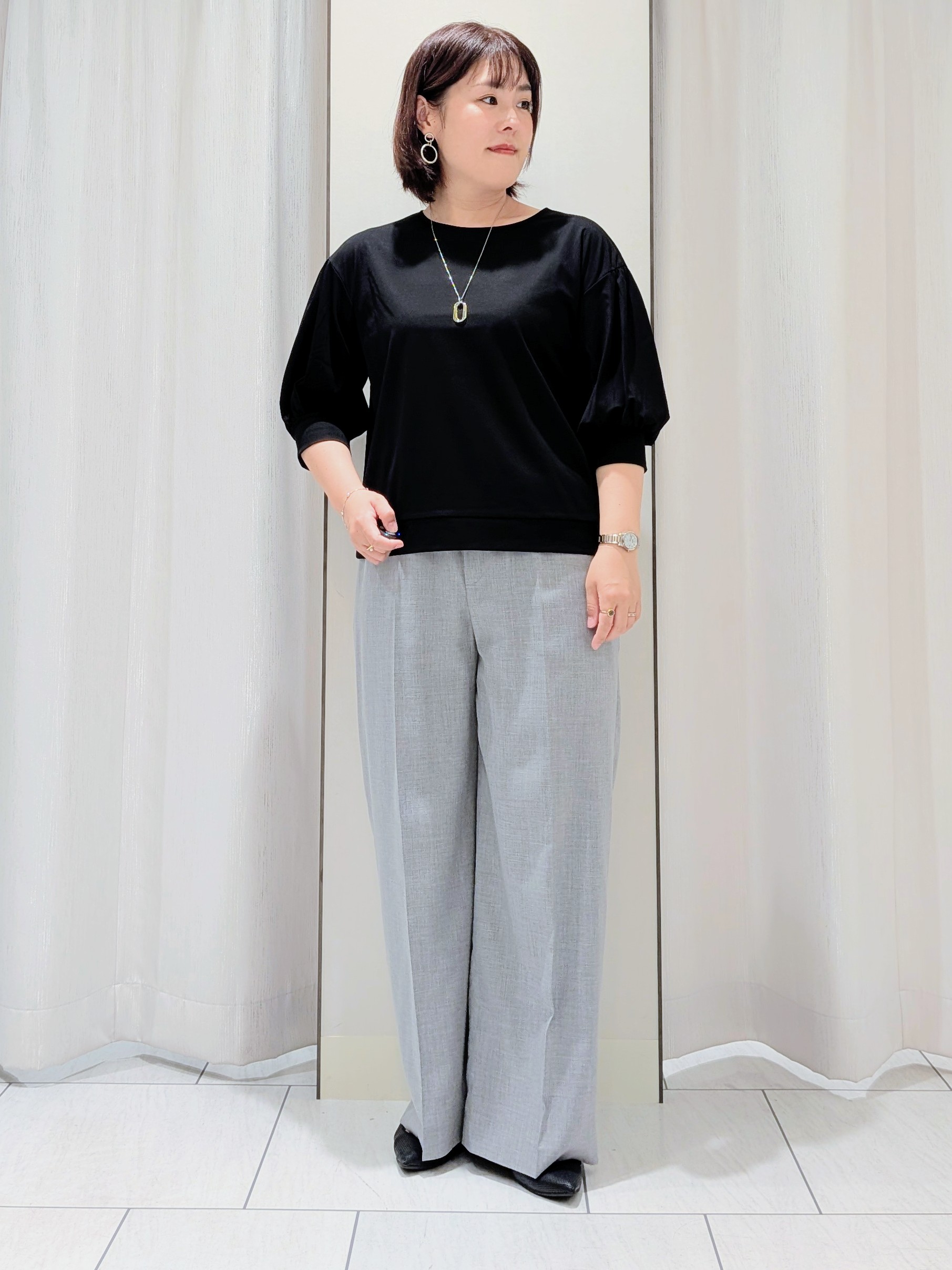 Onumaさんの「UNTITLED｜【セットアップ可/秋羽織り】メランジツイルシャツ」を使ったコーディネート