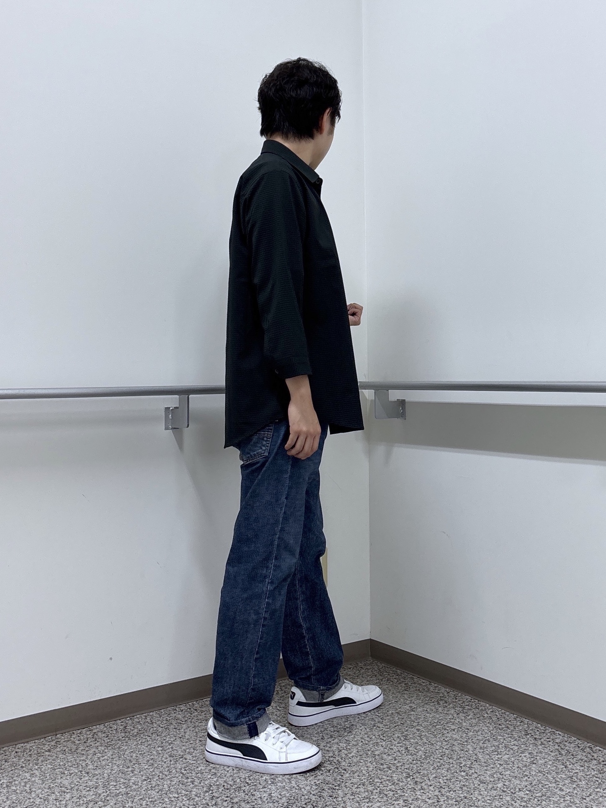 KEIさんの「TAKEO KIKUCHI｜【日本製】DotAir（R）サッカー7分袖シャツ」を使ったコーディネート