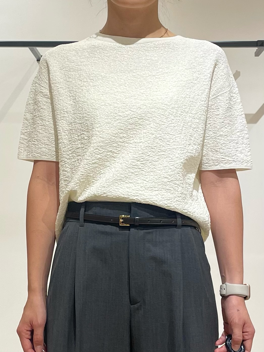 A.Nさんの「UNTITLED｜【セットアップ可/ストレッチ性】ドライタッチニットプルオーバー」を使ったコーディネート