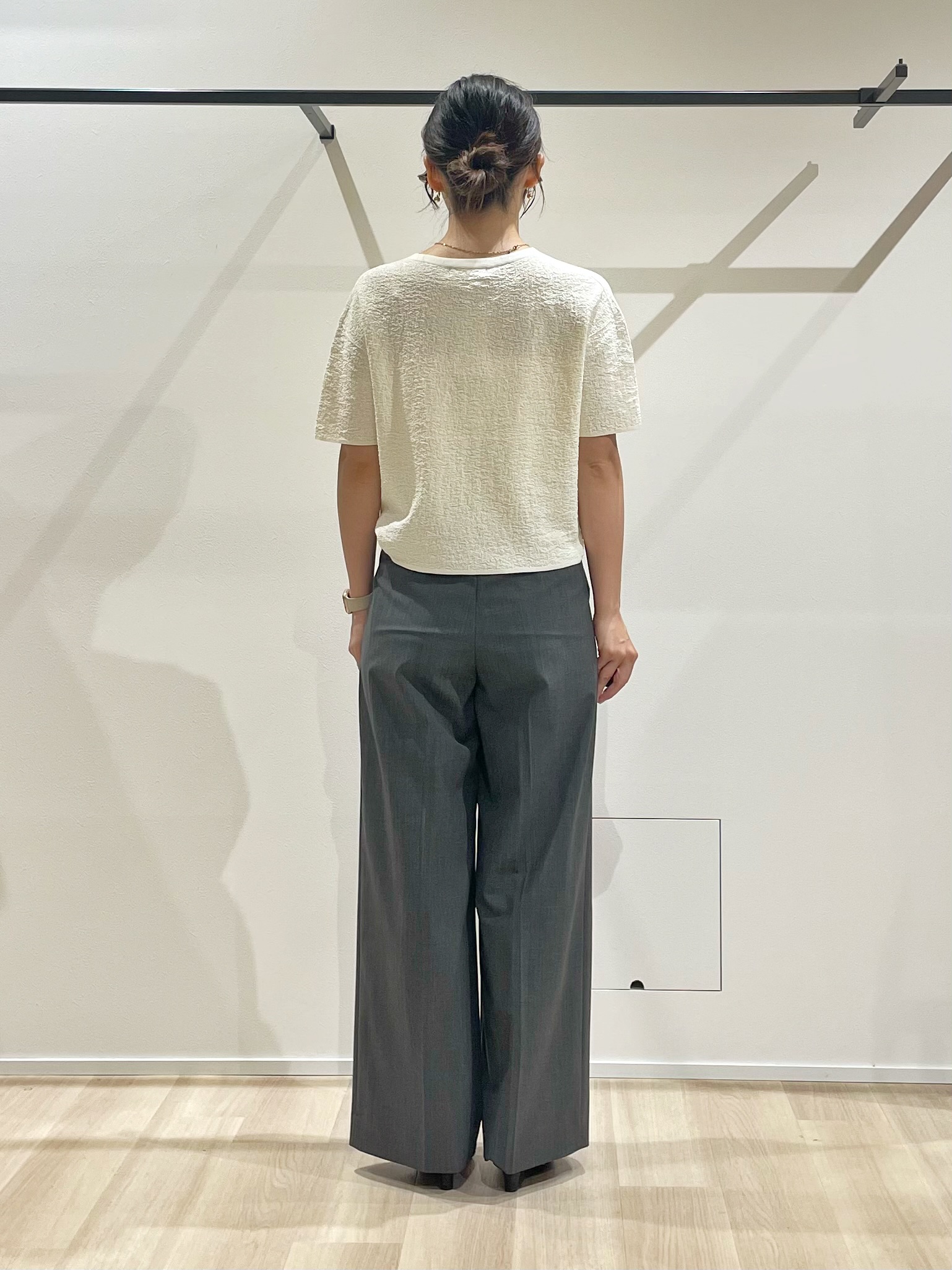 A.Nさんの「UNTITLED｜【セットアップ可/ストレッチ性】ドライタッチニットプルオーバー」を使ったコーディネート