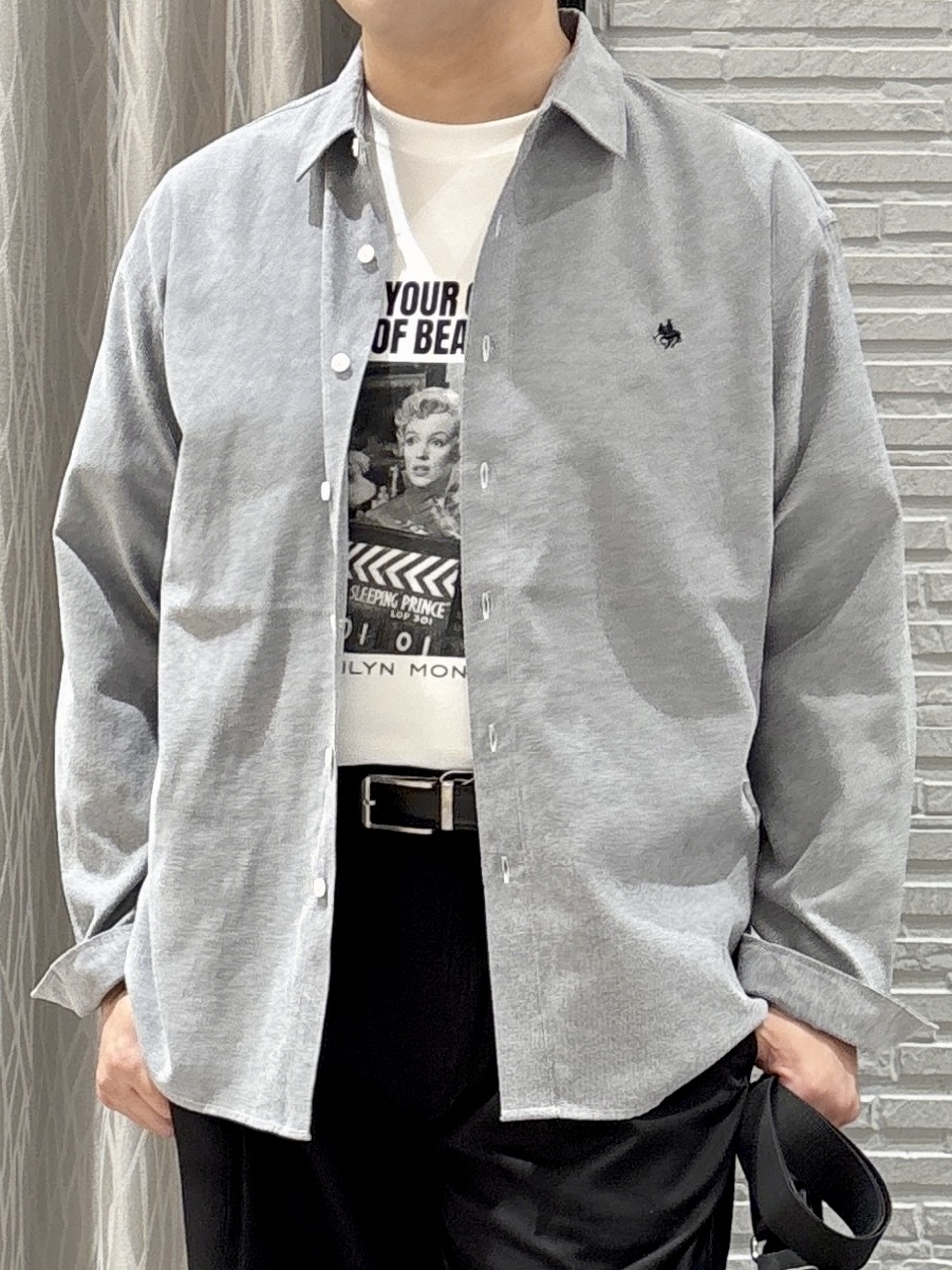 Pーyamaさんの「THE SHOP TK｜POLO BCS/アソート長袖シャツ」を使ったコーディネート
