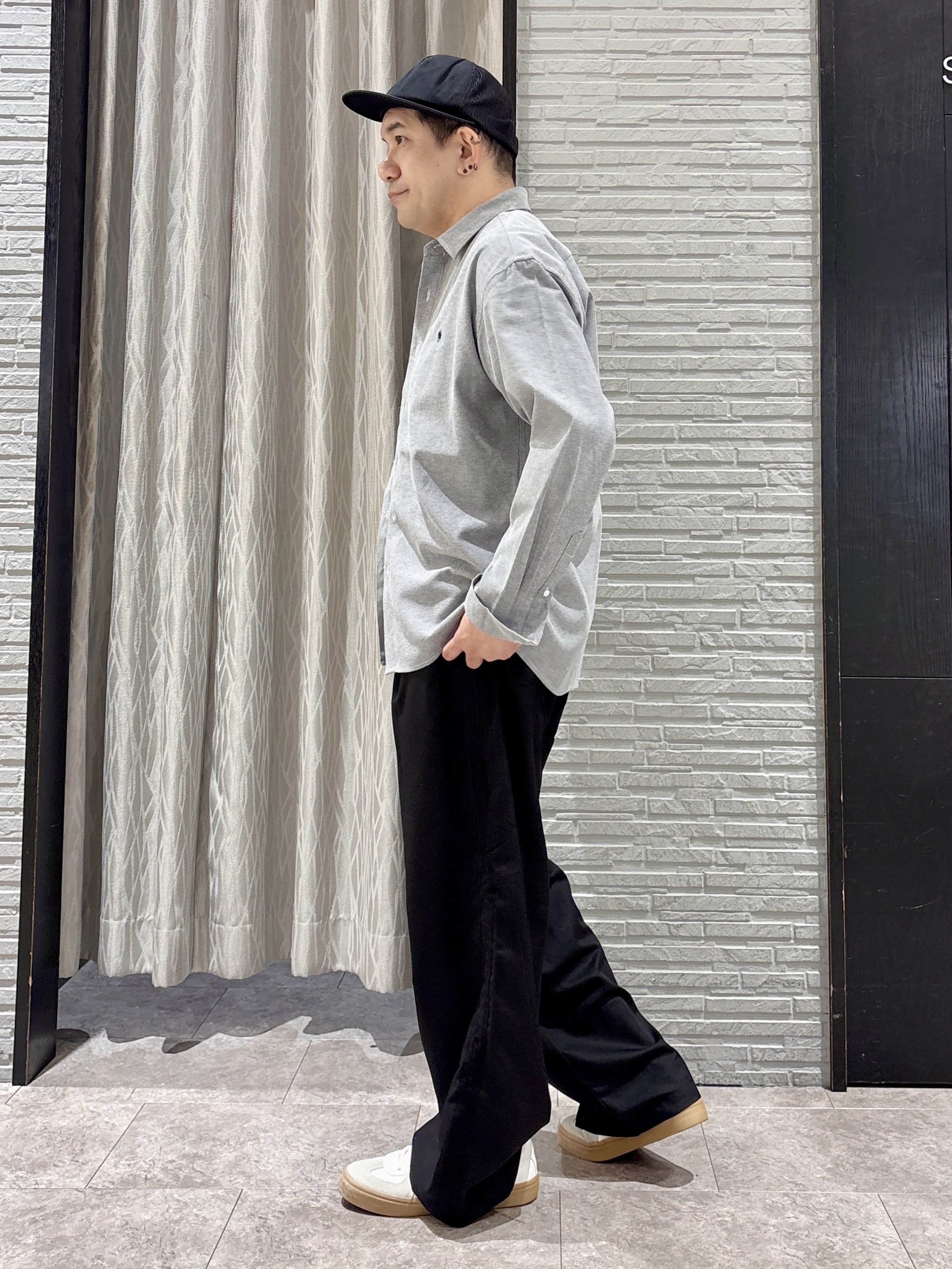 Pーyamaさんの「THE SHOP TK｜POLO BCS/アソート長袖シャツ」を使ったコーディネート