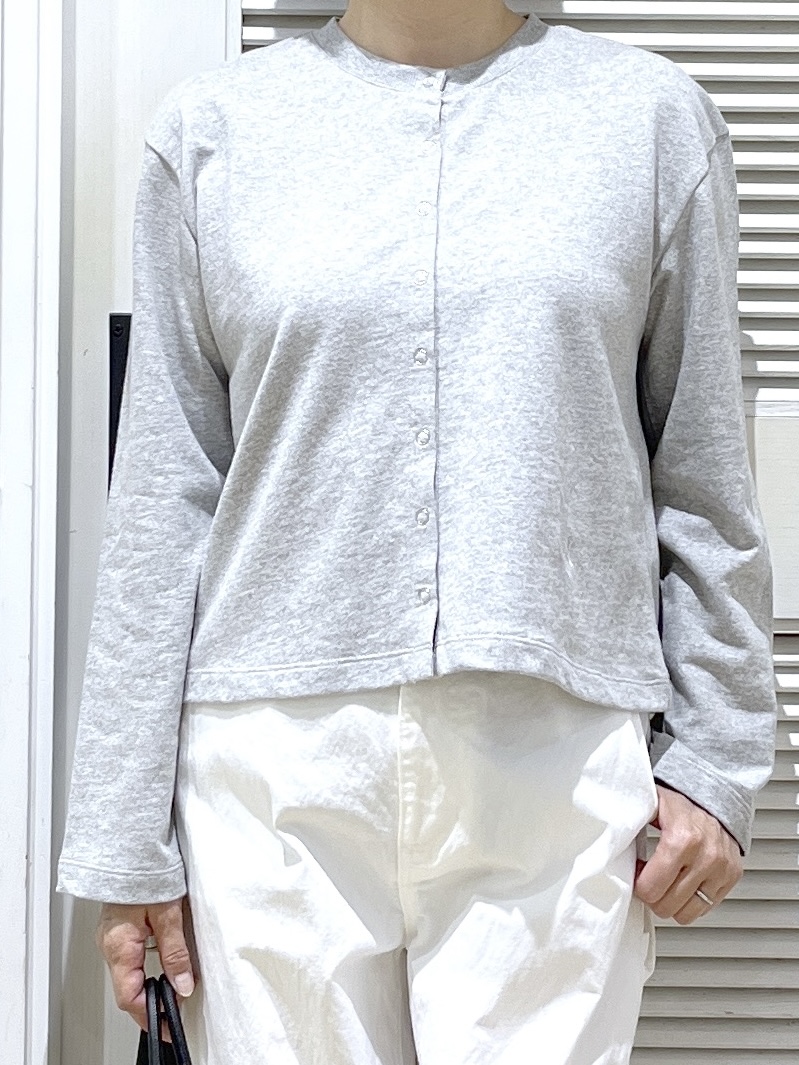 Miyazakiさんの「Dessin｜リングスナップミニ裏毛カーディガン」を使ったコーディネート