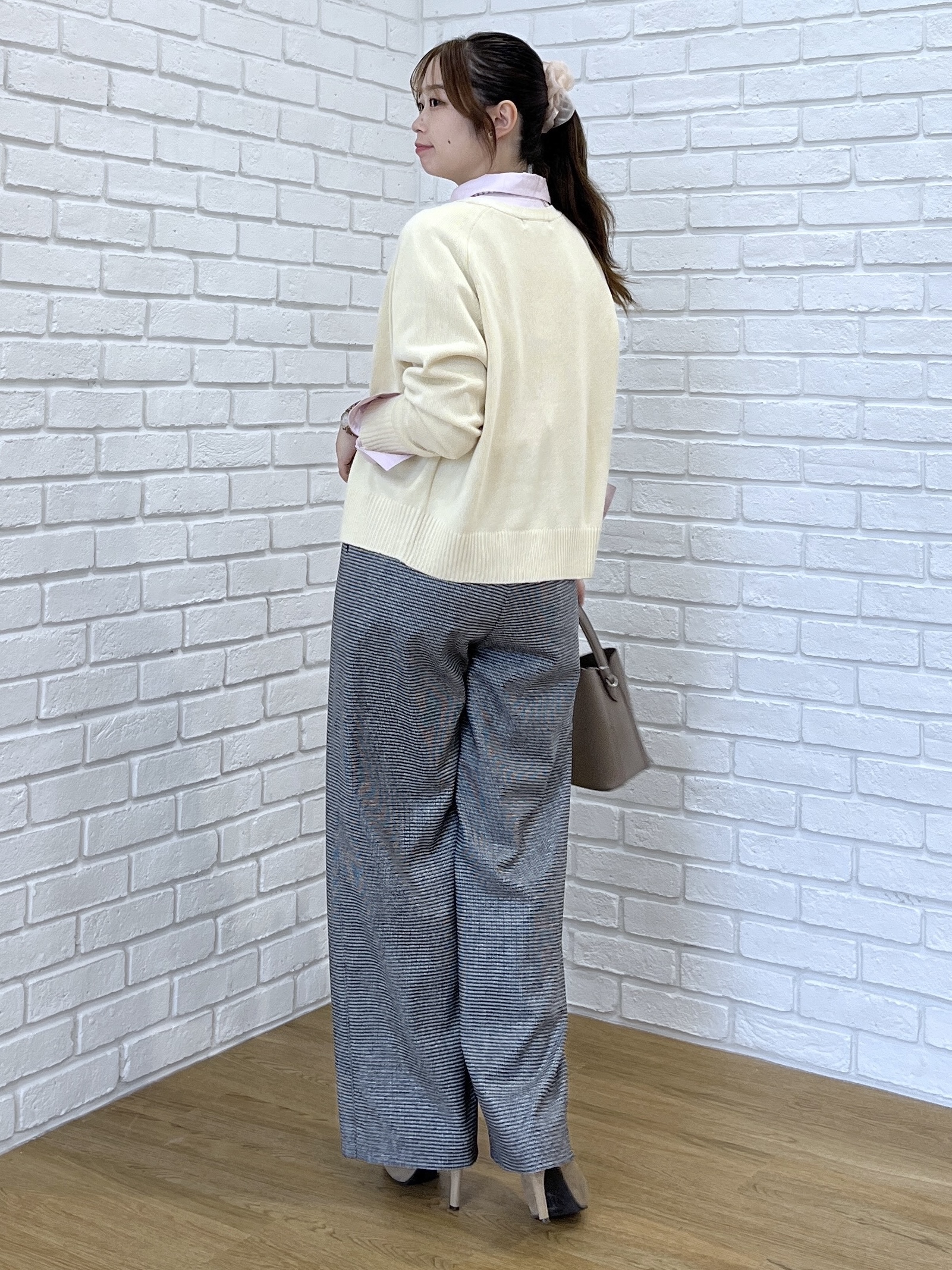 Saekoさんの「UNTITLED｜【アンサンブル可/秋羽織り】杢調ジップカーディガン」を使ったコーディネート