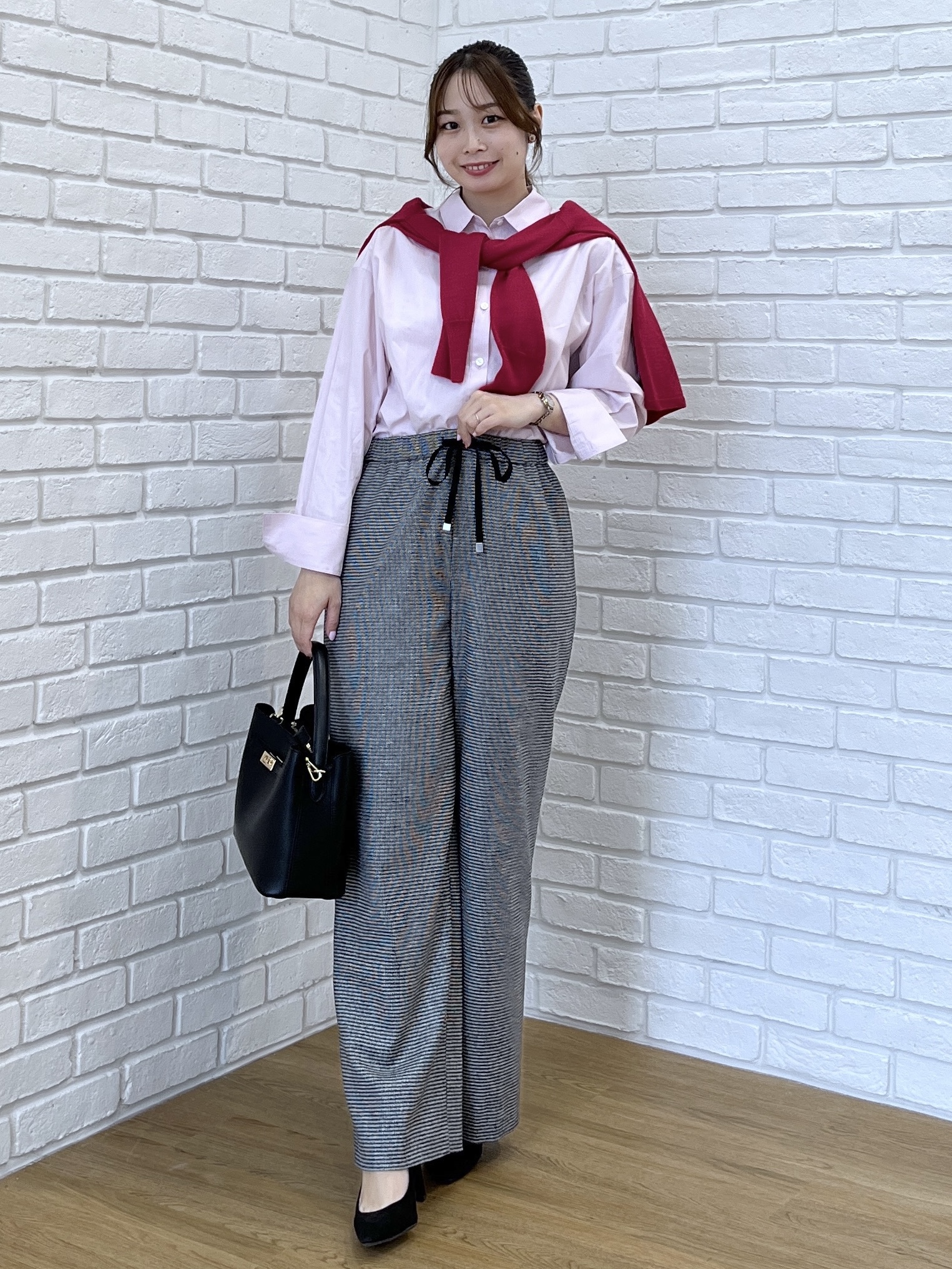 Saekoさんの「UNTITLED｜【6色展開/コットン100】カラーベーシックシャツ」を使ったコーディネート
