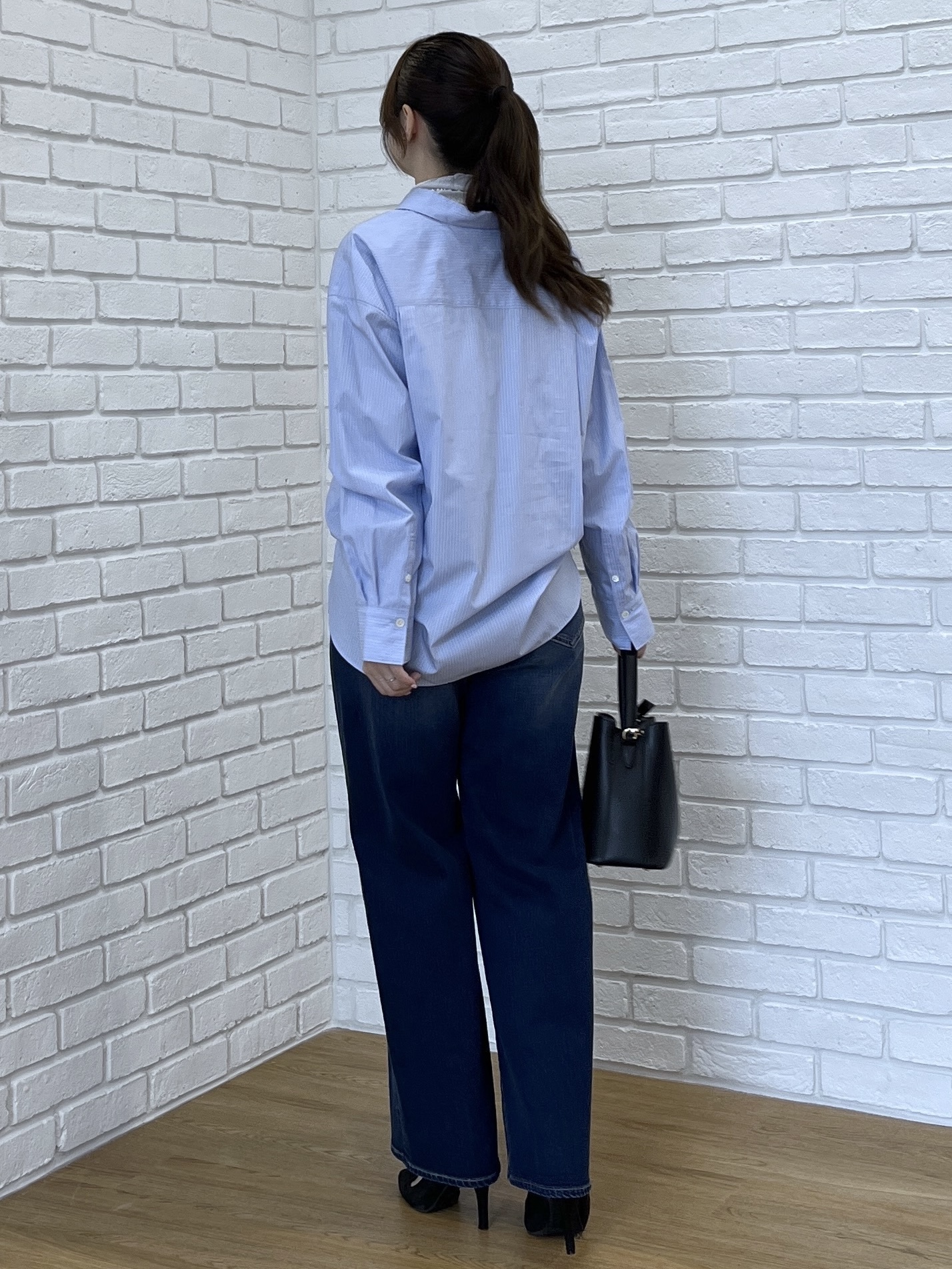 Saekoさんの「UNTITLED｜【6色色展開/コットン100】カラーベーシックシャツ」を使ったコーディネート