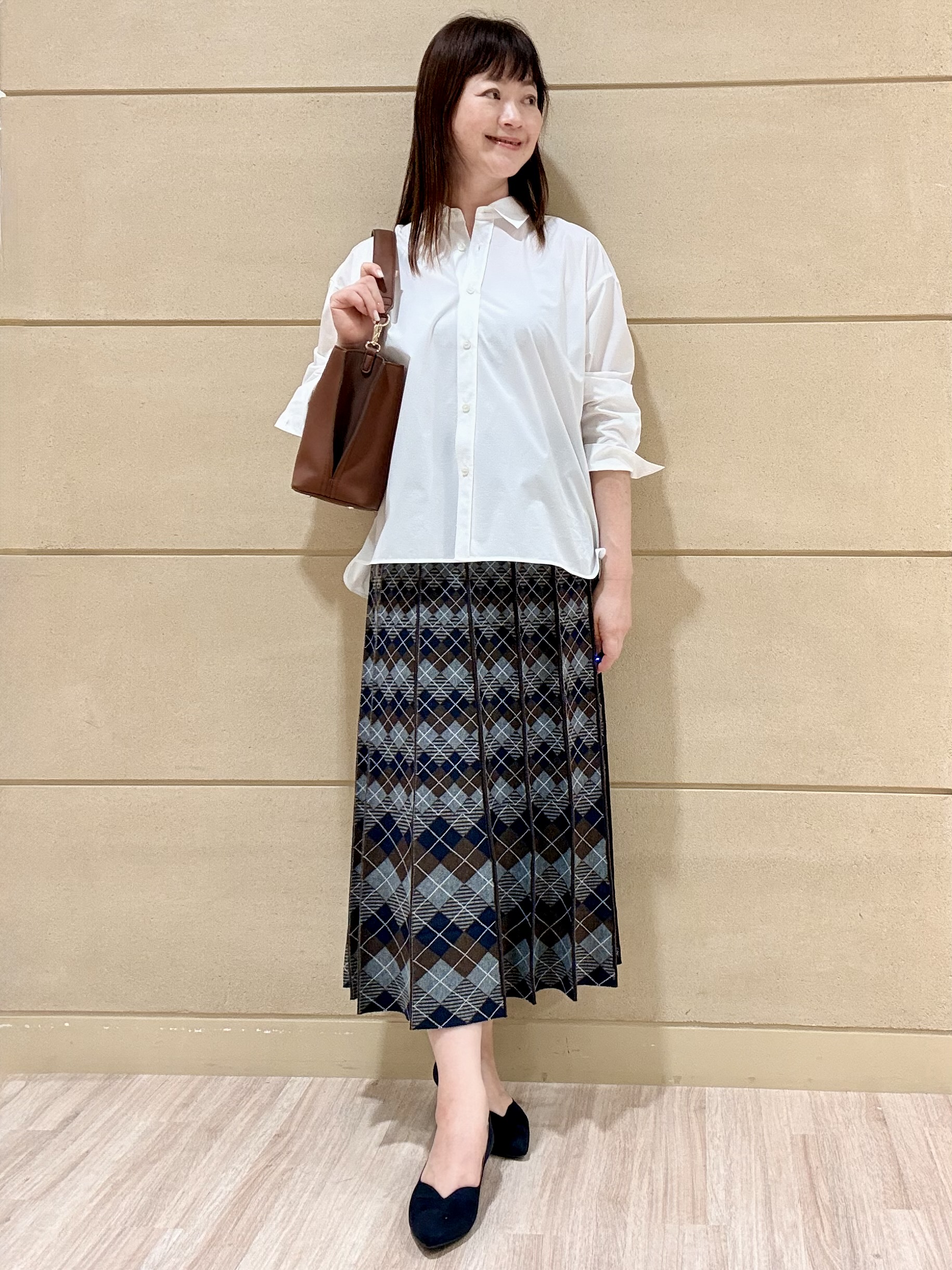 Marさんの「Reflect｜【羽織◎】オフボディシルエットシャツ」を使ったコーディネート
