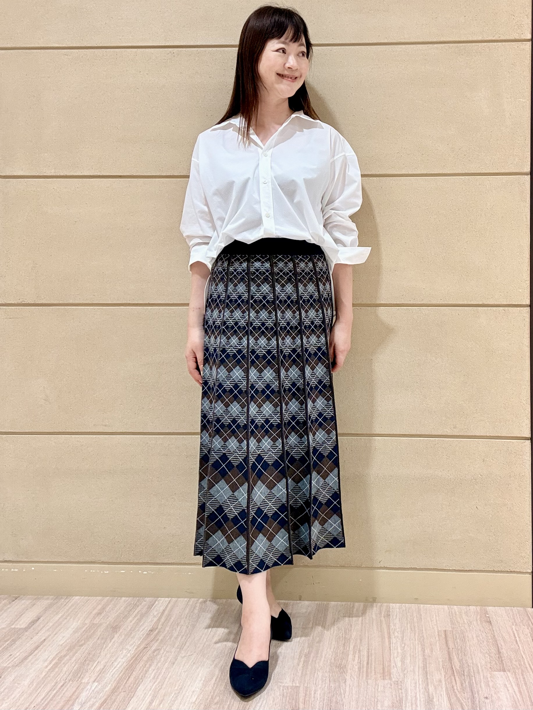 Marさんの「Reflect｜【羽織◎】オフボディシルエットシャツ」を使ったコーディネート