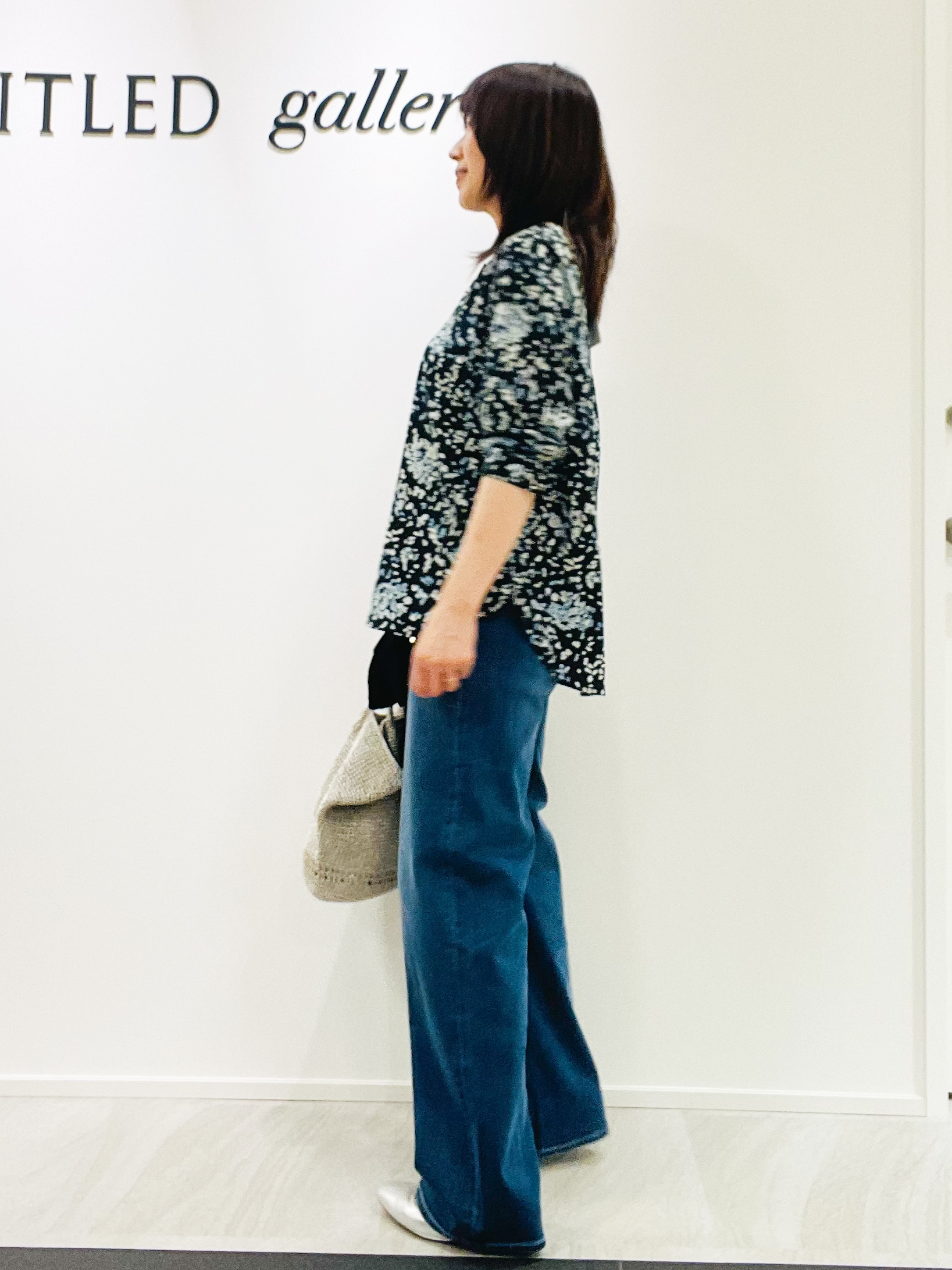 めいさんの「UNTITLED｜【6分袖】アートドット柄ブラウス」を使ったコーディネート